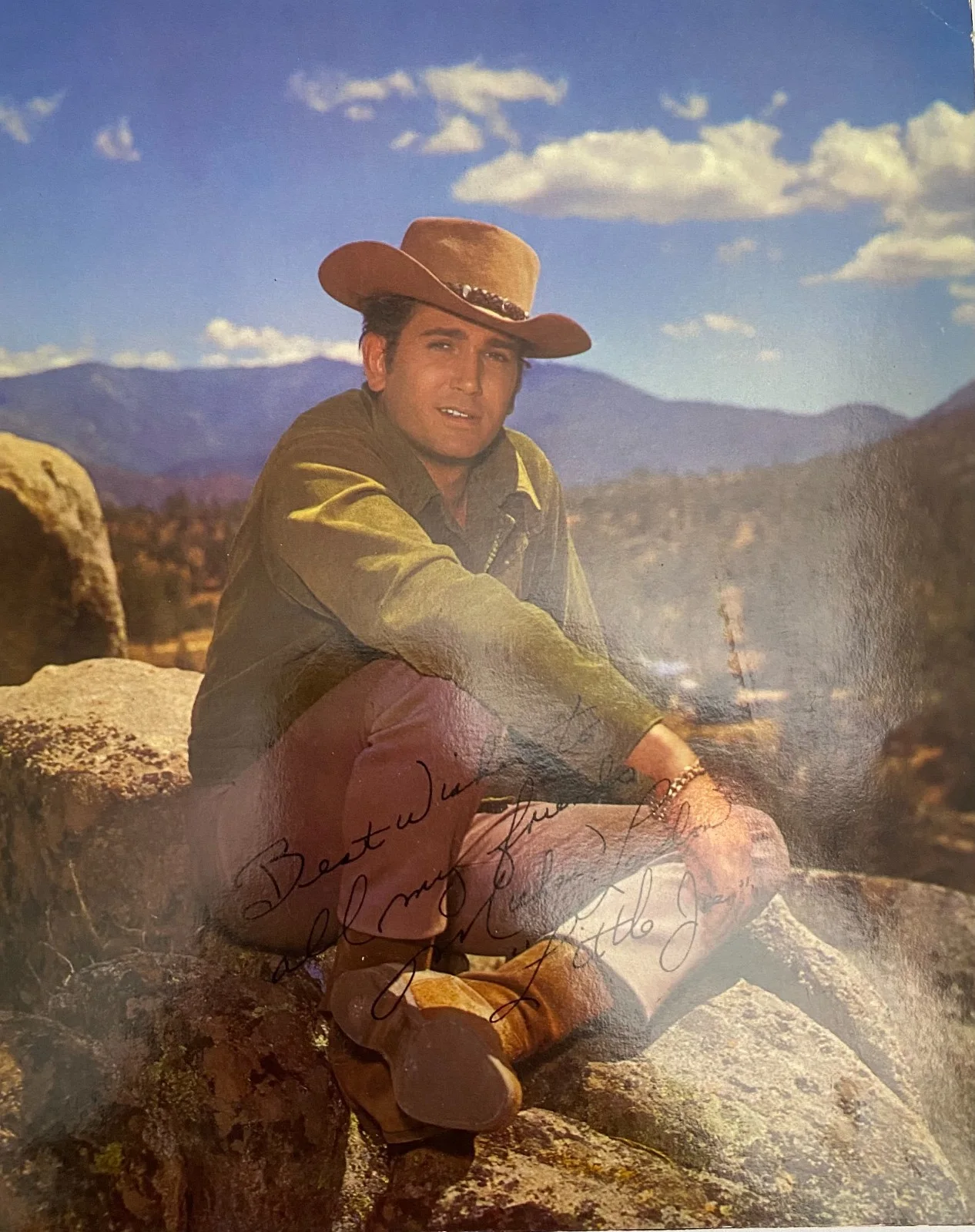Michael Landon — Lot of 3 Vintage 8x10 Western TV Photos Michael Landon Ken Curtis Milburn Stone, изображение 3