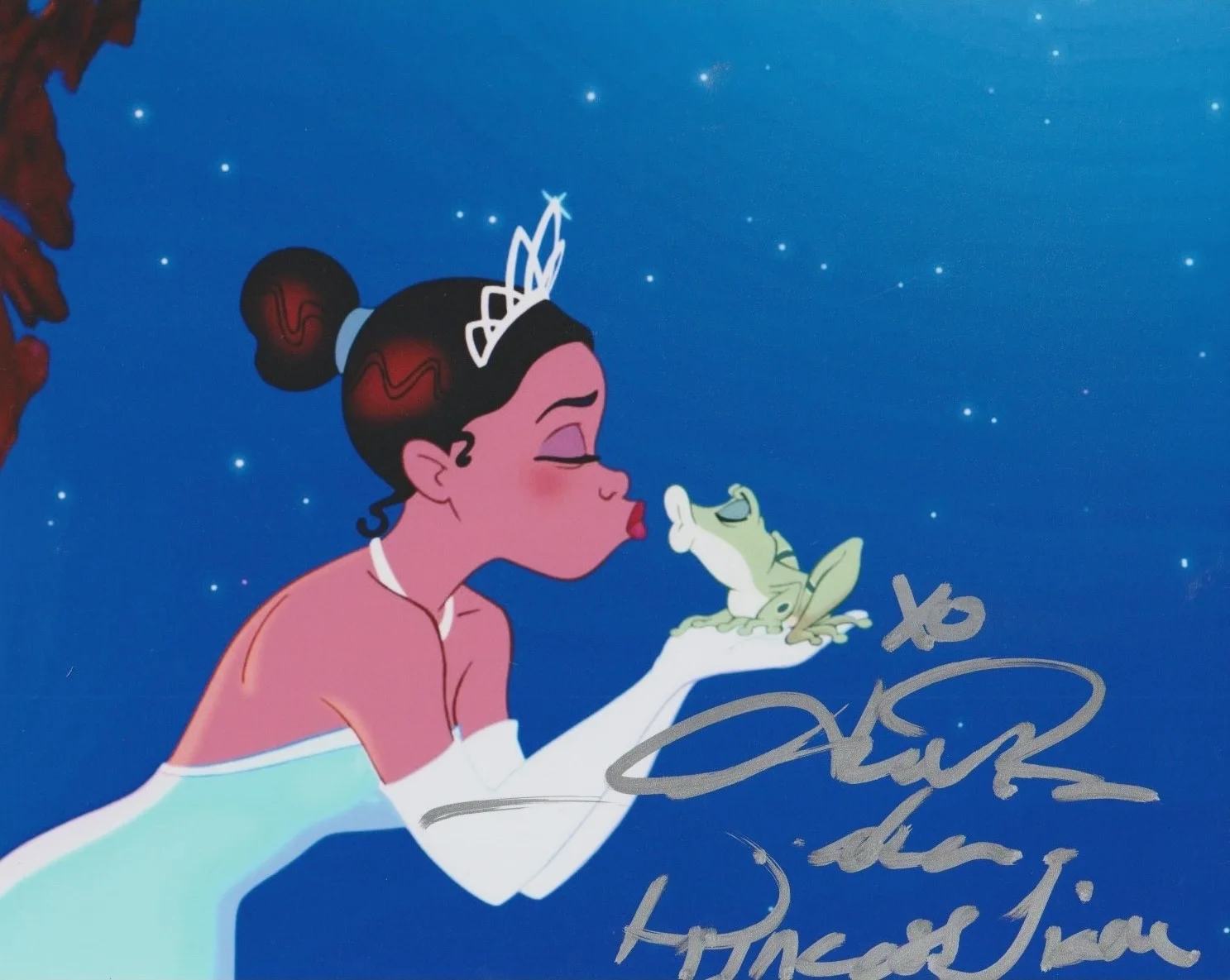 Anika Noni Rose — Anika Noni Rose signed The Princess and The Frog 8x10 photo