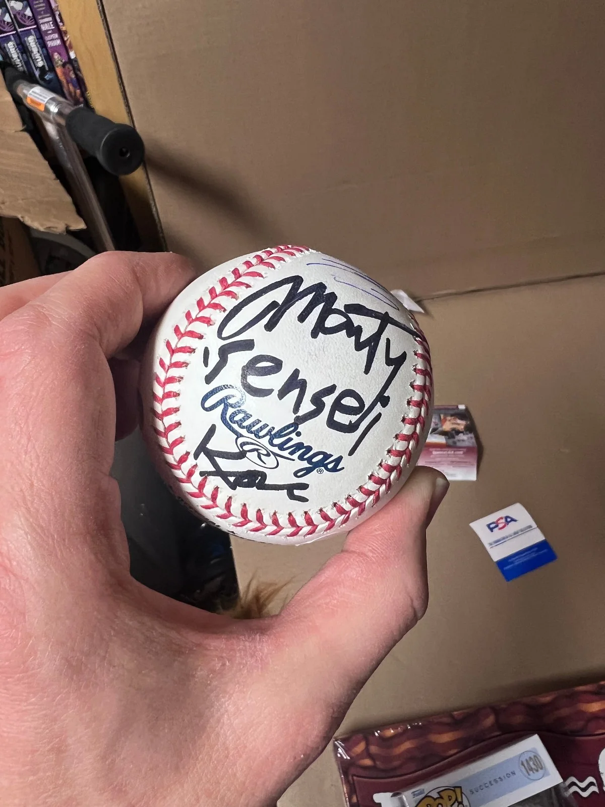 Ralph Macchio, Martin Kove, William Zabka — COBRA KAI - Baseball Signed by William Zabka, Ralph Macchio, & Martin Kove JSA, изображение 3