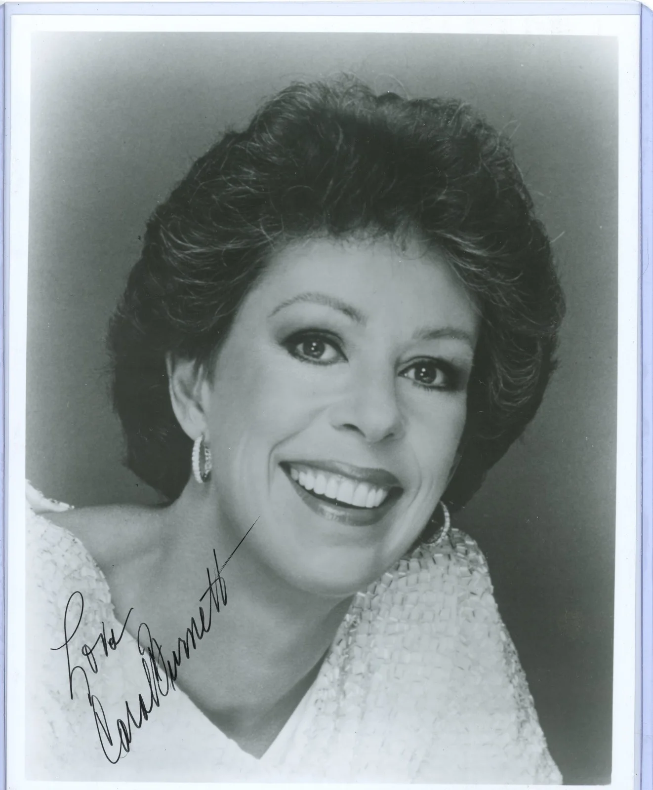 Carol Burnett, Vicki Lawrence, Harvey Korman, Tim Conway — Carol Burnett Vicki Lawrence Harvey Tim signed 4 photo lot Carol Burnett Show
