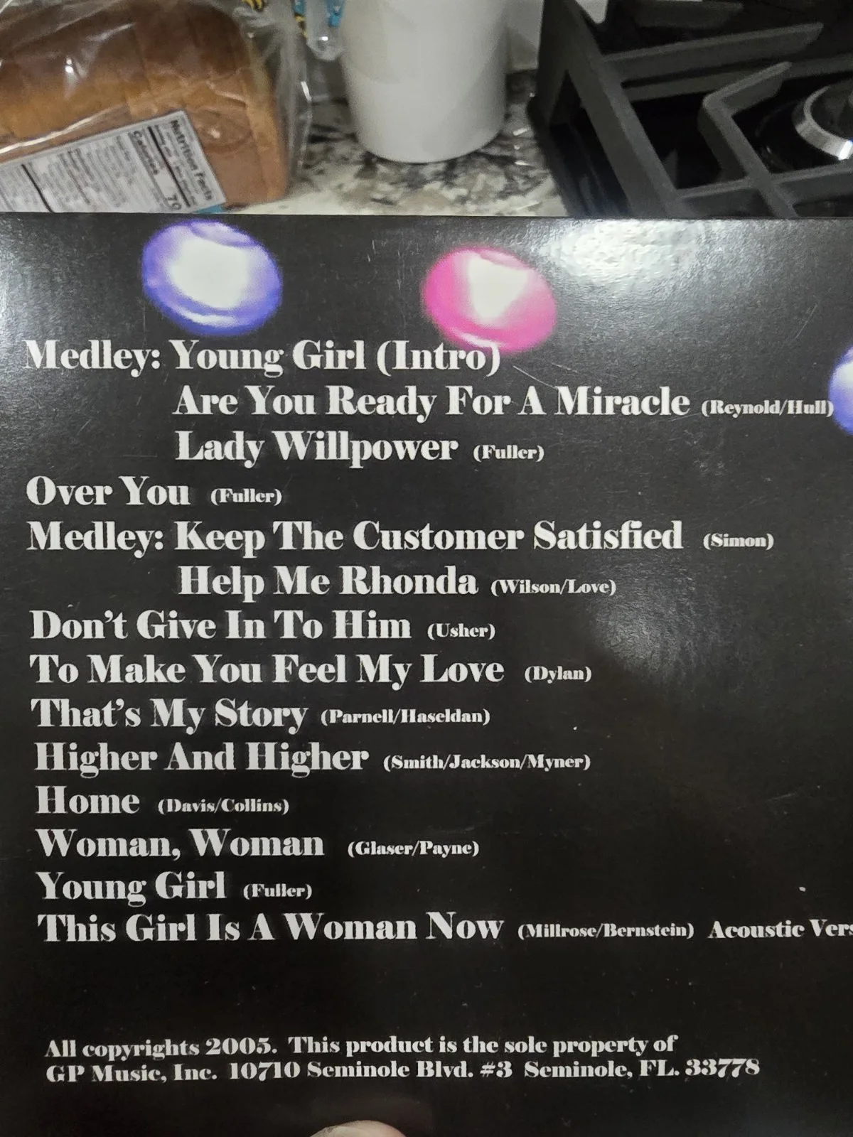 Gary Puckett in Concert Autographed Signed CD (Case + Disc), image 2
