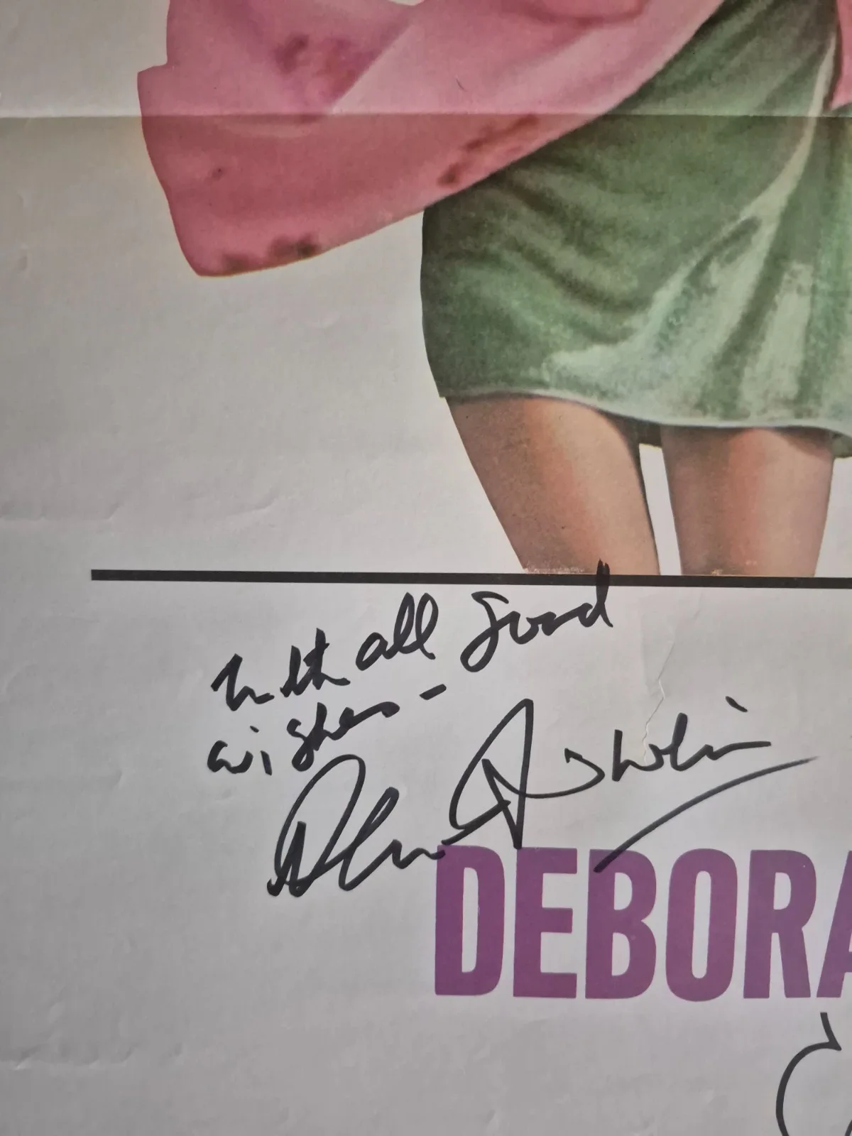 DAVID NIVEN DEBORAH KERR — CAST SIGNED PRUDENCE & THE PILL-MOVIE POSTER- vintage-w/COA ekim, изображение 5