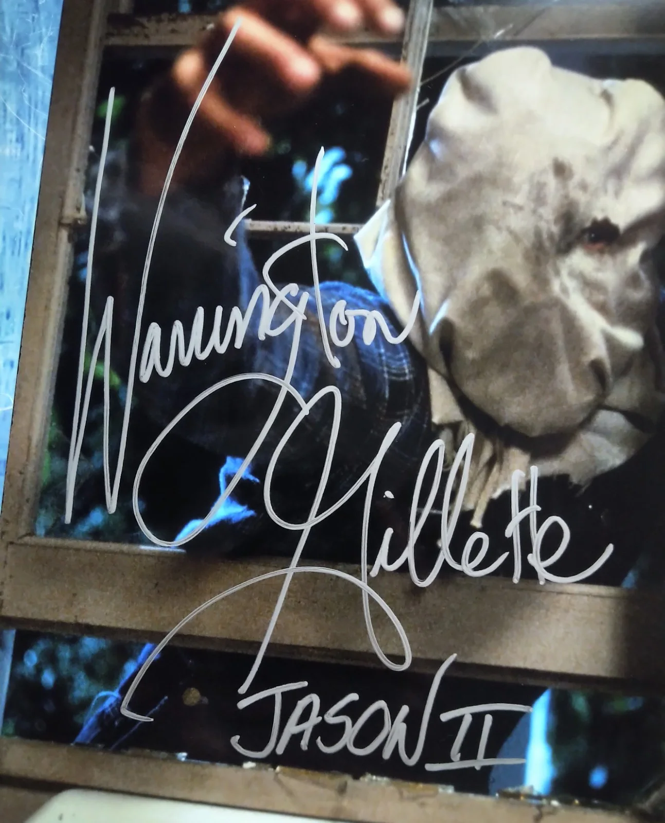 Warrington Gillette Hand Signed 8x10 Photo COA Friday The 13th NO US TARIFFS, image 3