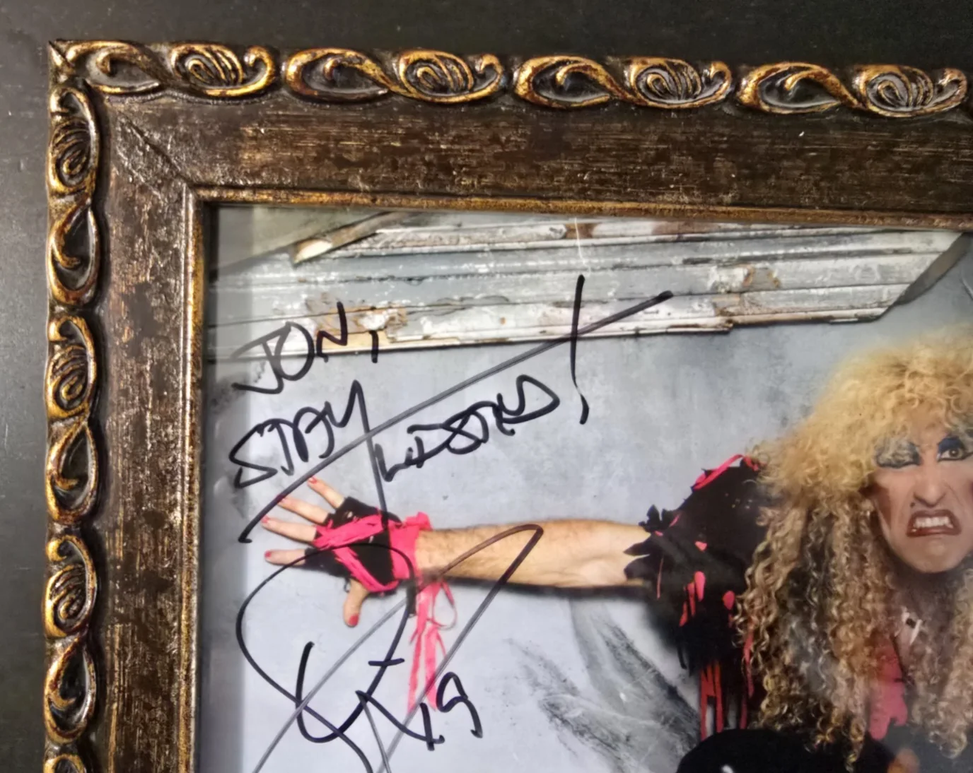 Dee Snider Classic Twisted Sister Framed Signed Photo 8x10, image 3