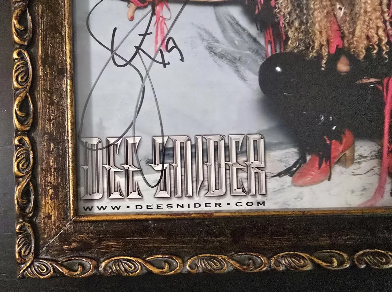 Dee Snider Classic Twisted Sister Framed Signed Photo 8x10, image 5