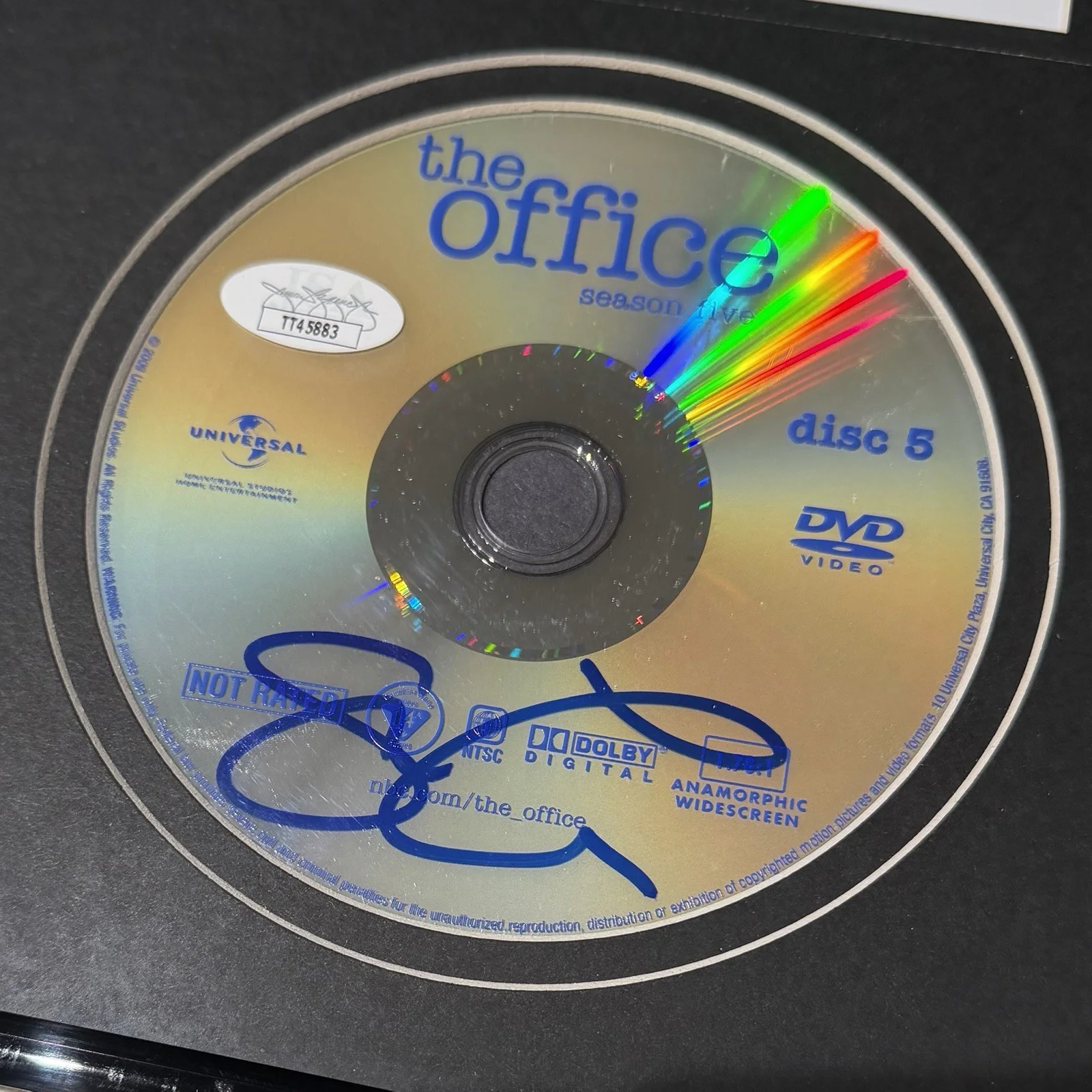 Steve Carell — STEVE CARELL SIGNED THE OFFICE DVD PHOTO DISPLAY AUTOGRAPH FRAMED JSA COA, image 3