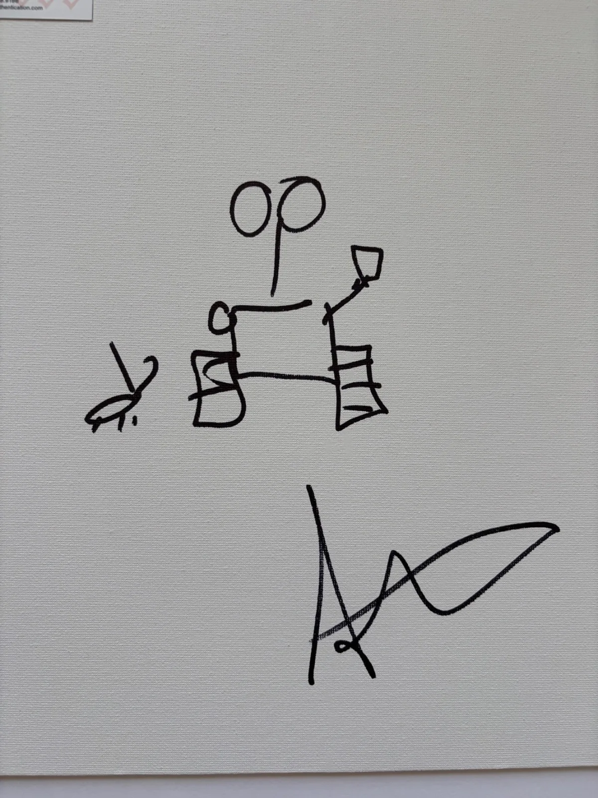 ANDREW STANTON SIGNED WALL-E 11X14 SKETCH MOVIE DIRECTOR WALL E BAS, image 3