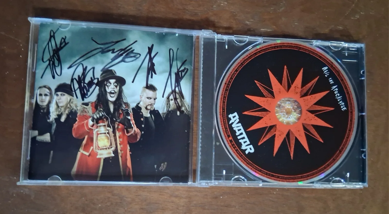 Avatar Hail The Apocalypse Cd , Signed by the entire Band, image 3