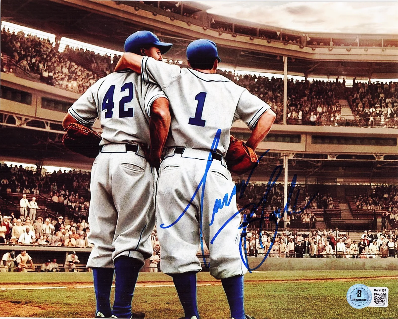 Lucas Black — Lucas Black 42 Pee Wee Reese Signed 8x10 Photo w/Beckett BAS BW54157