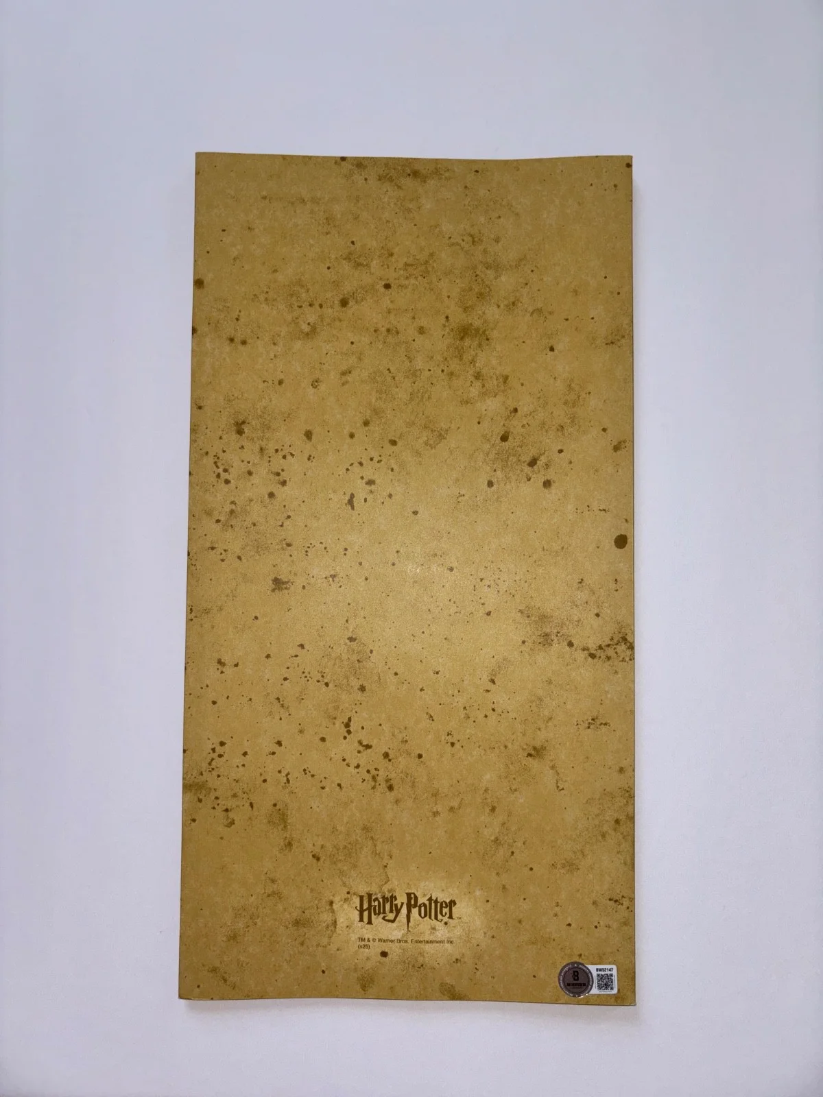 DANIEL RADCLIFFE SIGNED HARRY POTTER THE MARAUDERS MAP REPLICA MOVIE PROP BAS A, image 4