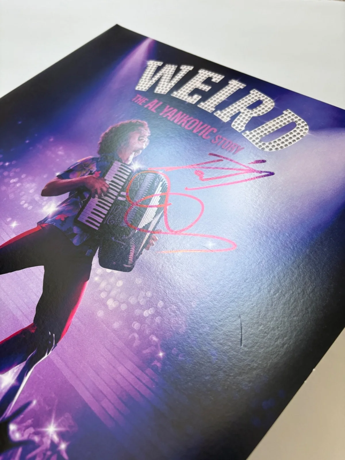 DANIEL RADCLIFFE SIGNED THE WEIRD AL YANKOVIC STORY MOVIE SOUNDTRACK VINYL BAS, изображение 3