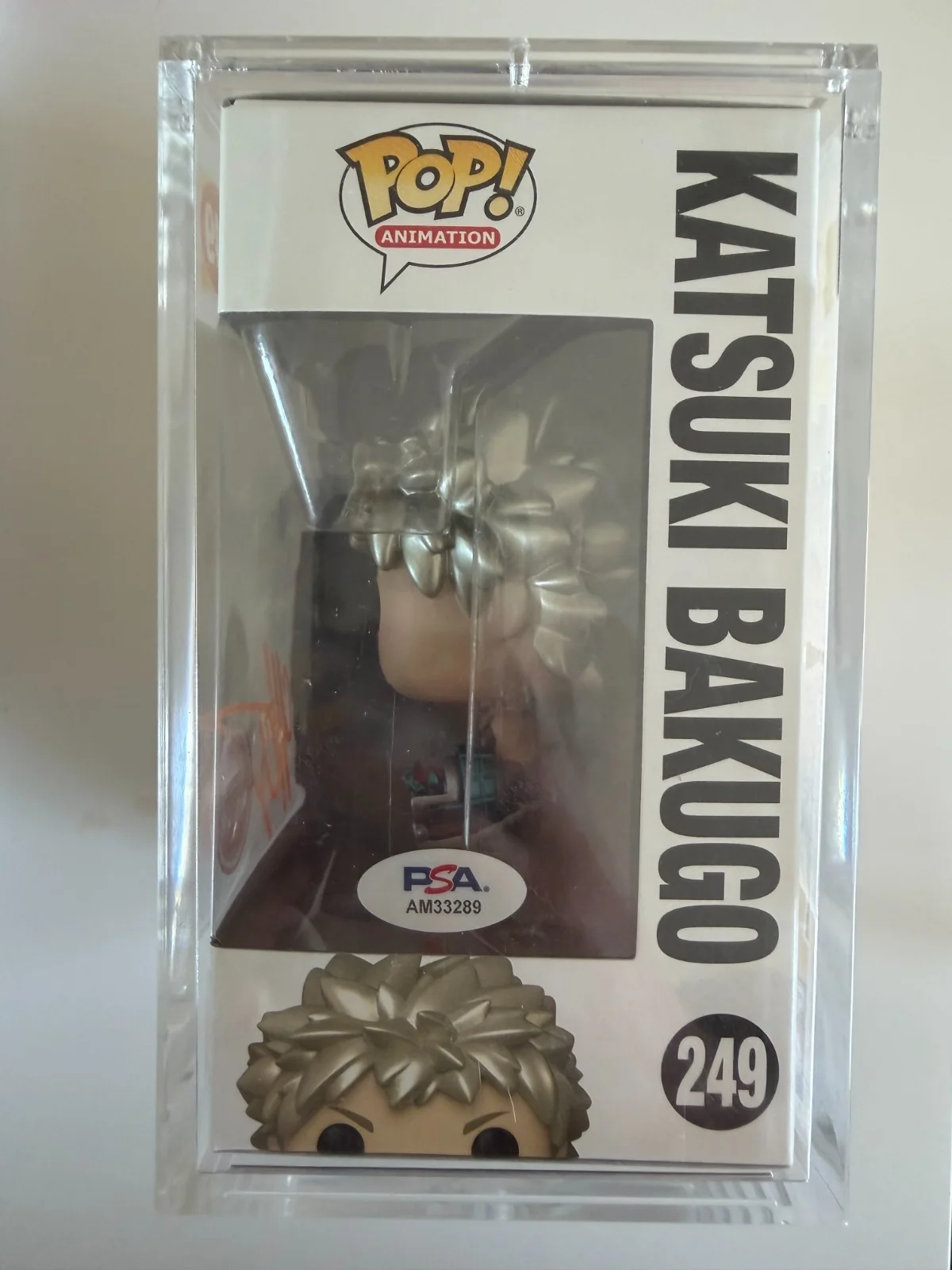 CLIFFORD CHAPIN — Katsuki Bakugo Signed Funko Pop Clifford Chapin #249 My Hero Academia PSA / DNA, изображение 2