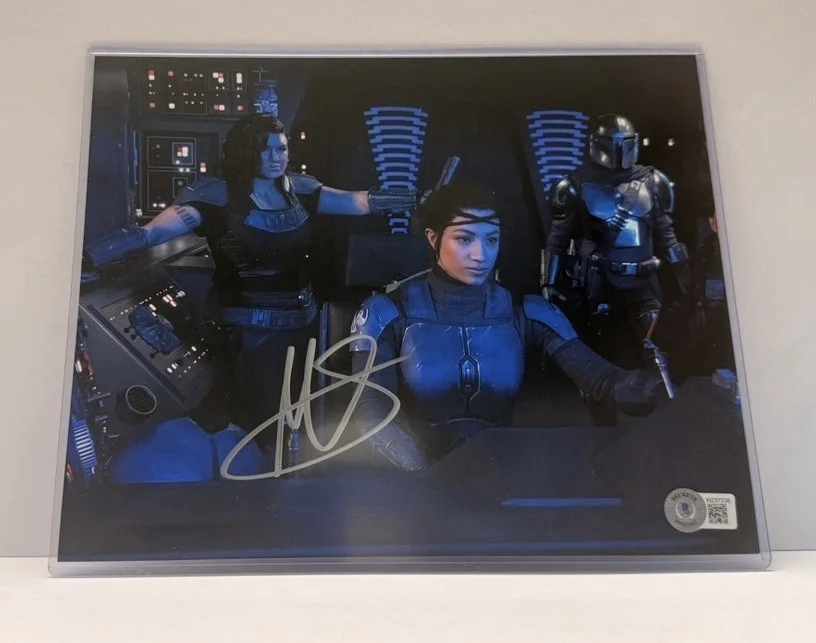 Mercedes Varnado — Mercedes Varnado Signed Auto 8x10 Disney Star Wars Mandolorian Sasha Banks BAS, изображение 4