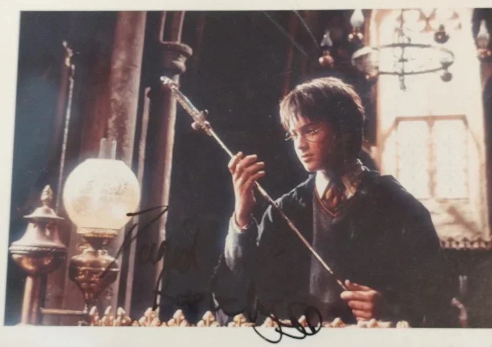 Daniel Radcliffe / Harry Potter — 2006 HARRY POTTER / DANIEL RADCLIFFE Autograph Photo / COA / Chamber of Secrets, изображение 3
