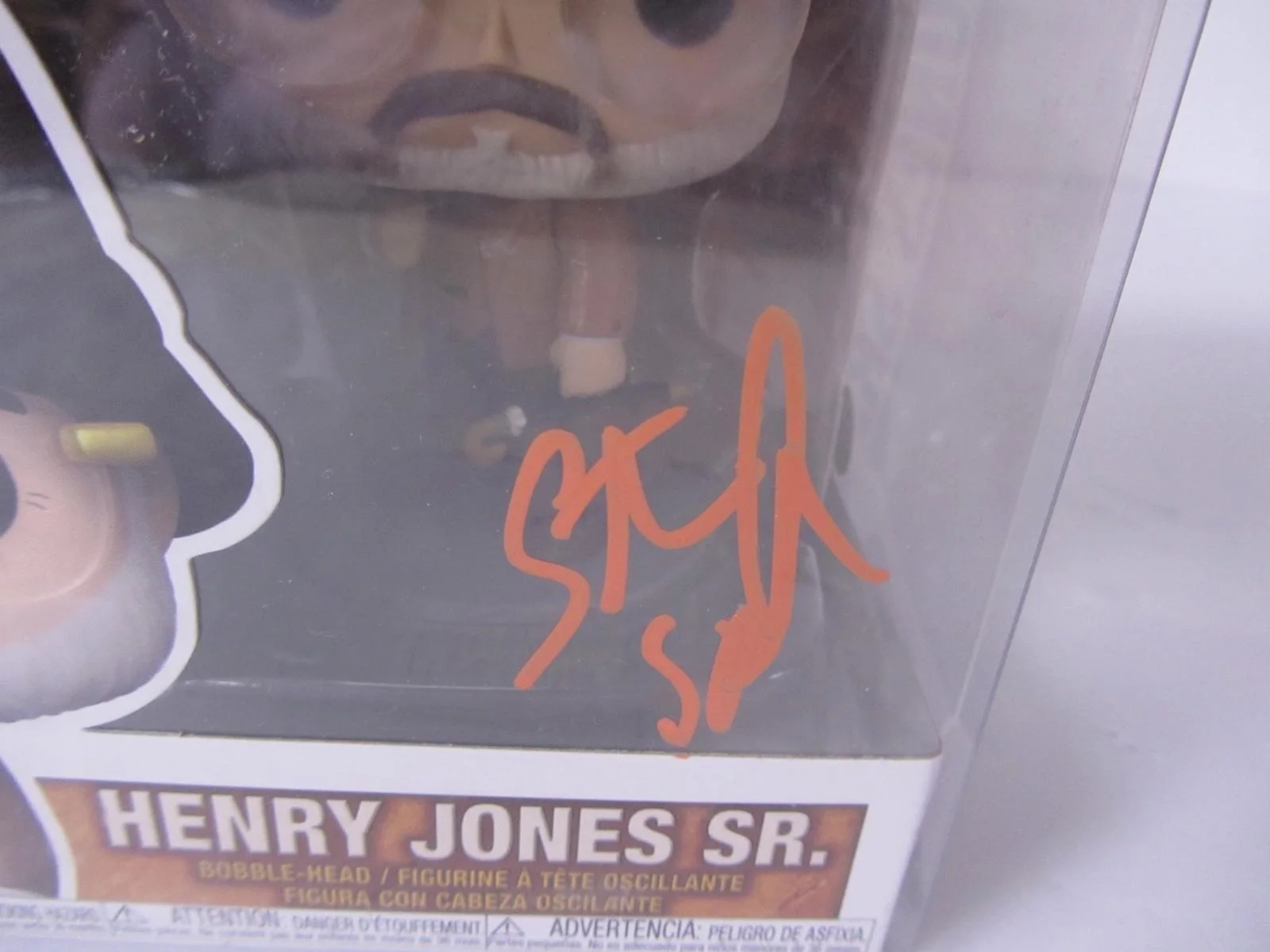 STEVEN SPIELBERG — STEVEN SPIELBERG SIGNED AUTOGRAPH FUNKO POP 1354 Henry Jones INDIANA JONES COA, изображение 2