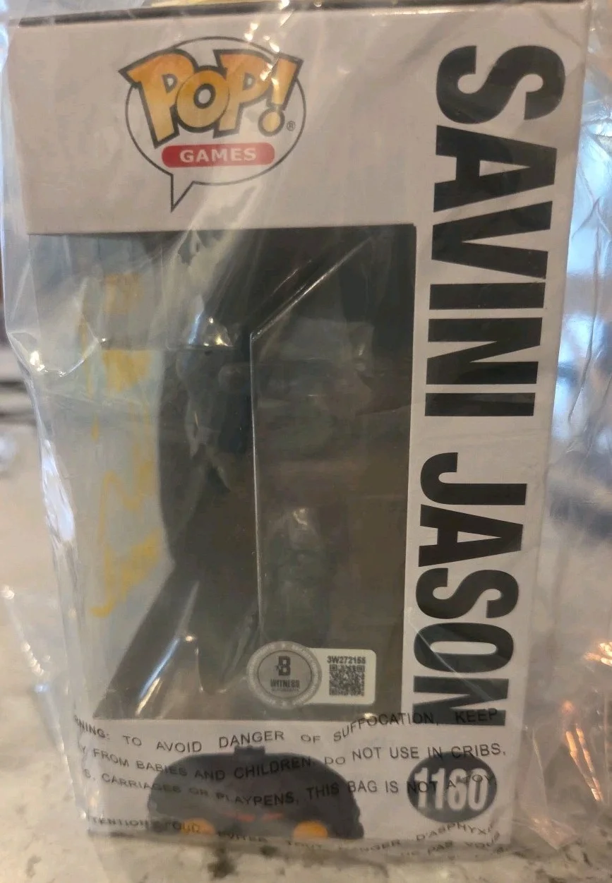 Ari Lehman — Ari Lehman Signed Inscribed Jason Vorhees Funko Pop Friday The 13th Beckett COA, image 2