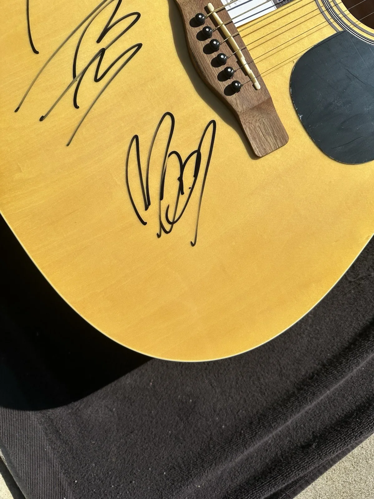 Post Malone Signed Autograph Full Size Acoustic Guitar Austin Post JSA COA, image 5
