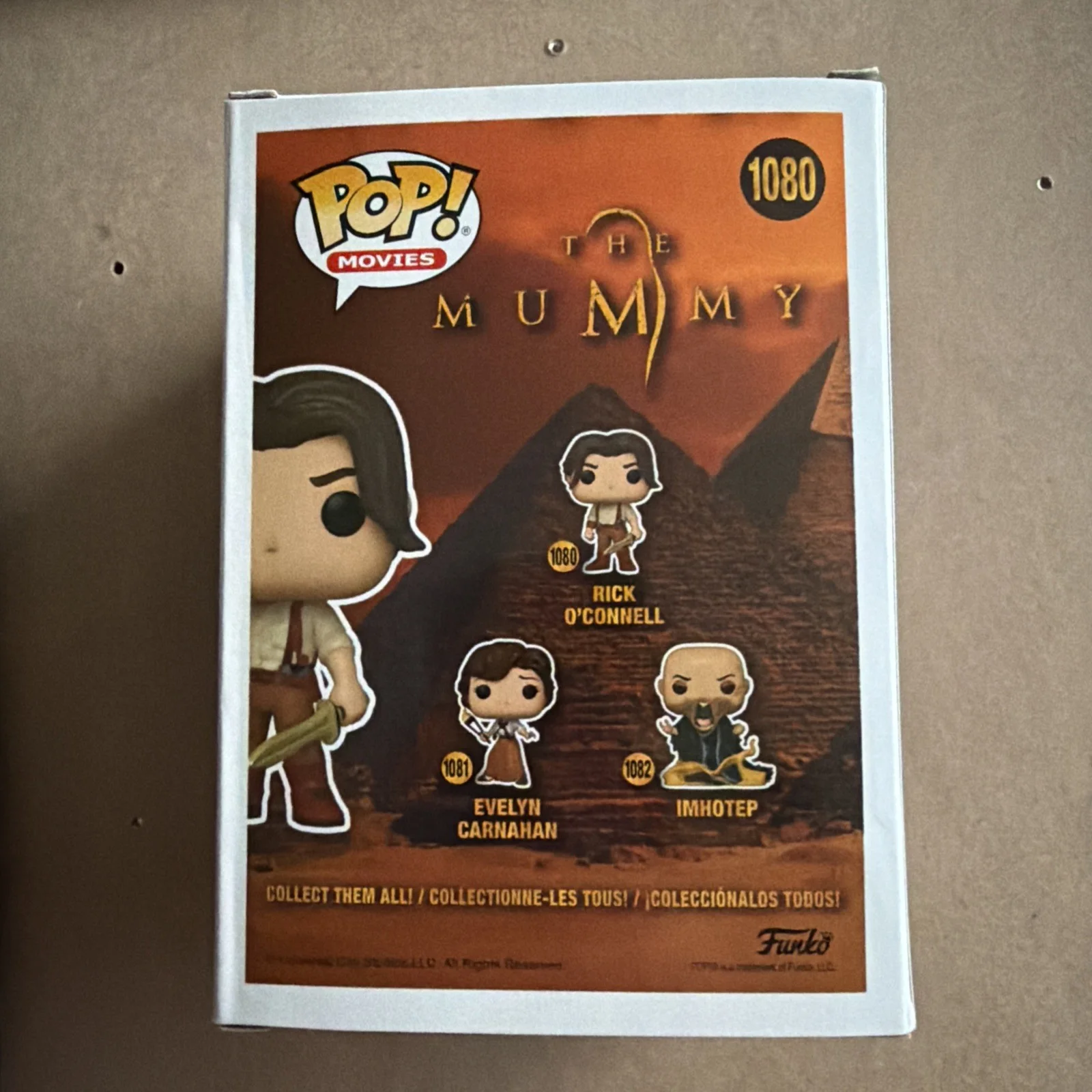 Brendan Fraser — Brendan Fraser Signed Funko Pop 1080 The Mummy Rick O'Connell Autograph JSA COA, image 3