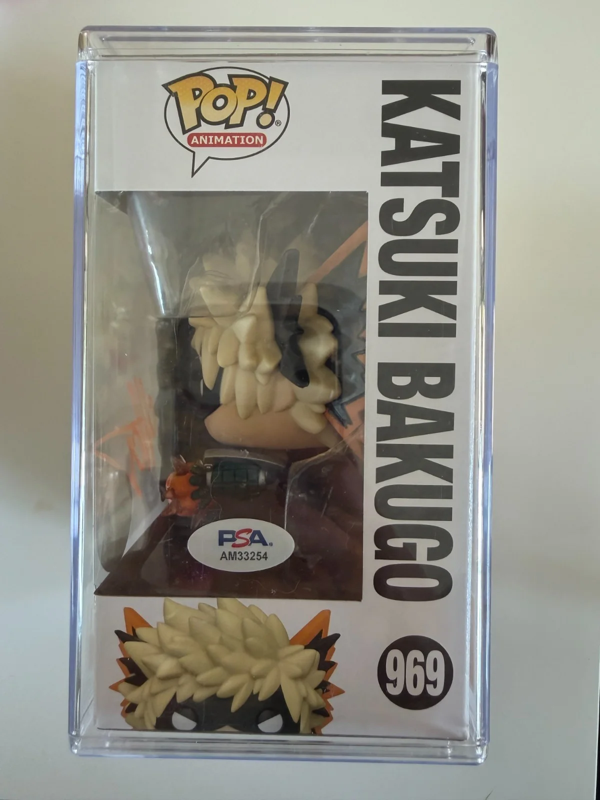CLIFFORD CHAPIN — Katsuki Bakugo Signed Funko Pop Clifford Chapin #969 My Hero Academia PSA / DNA, изображение 2