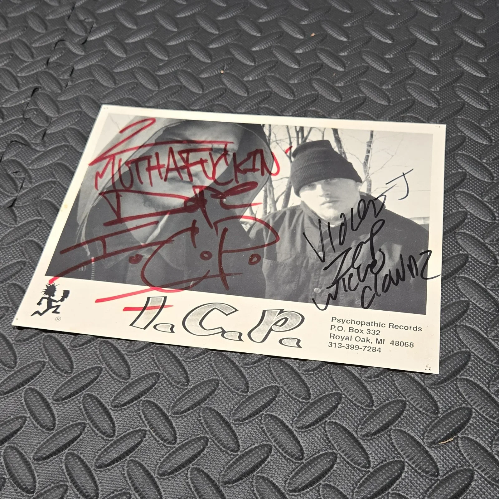 Insane Clown Posse Autographed Original Promotional Photo Psychopathic Records, изображение 2