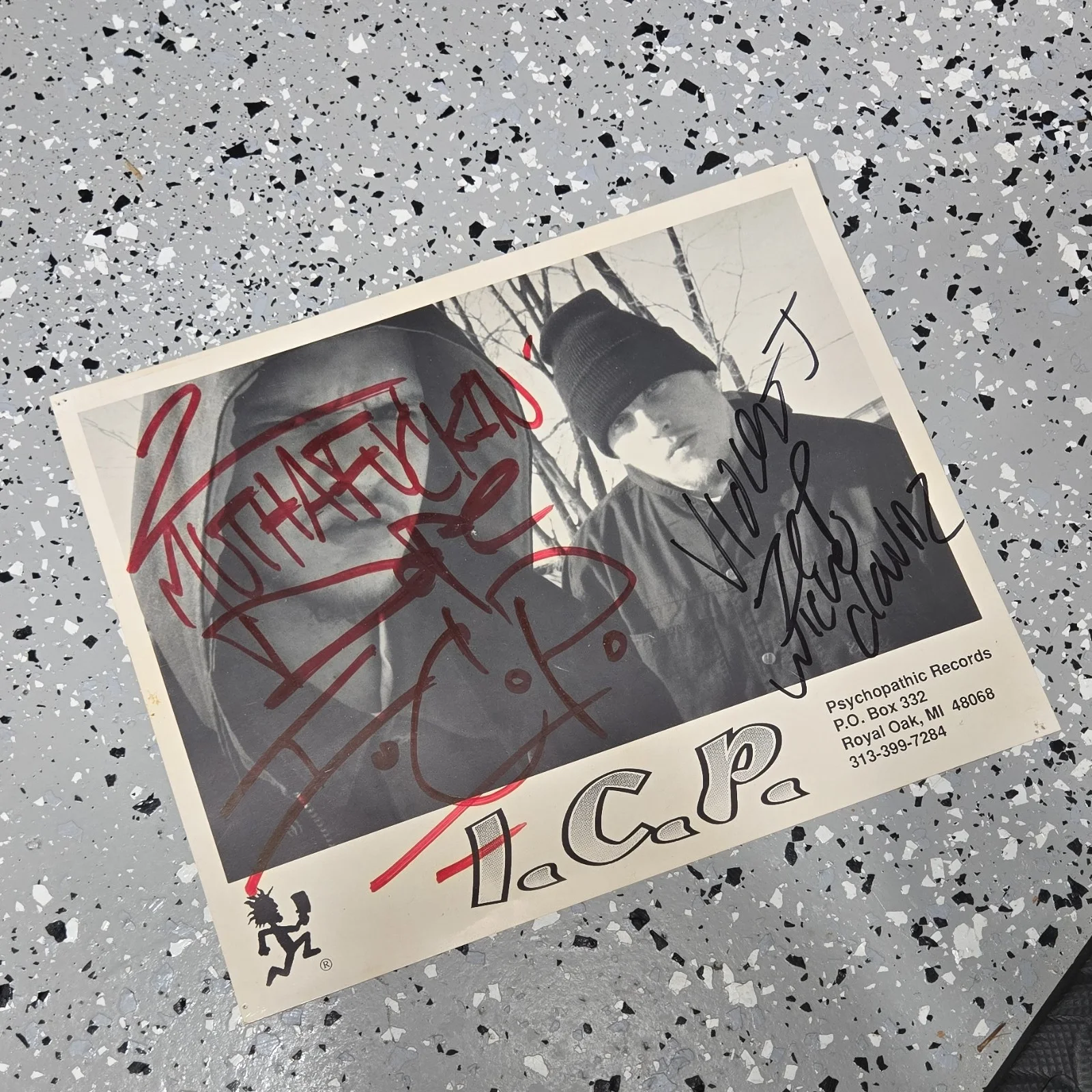 Insane Clown Posse Autographed Original Promotional Photo Psychopathic Records, изображение 3