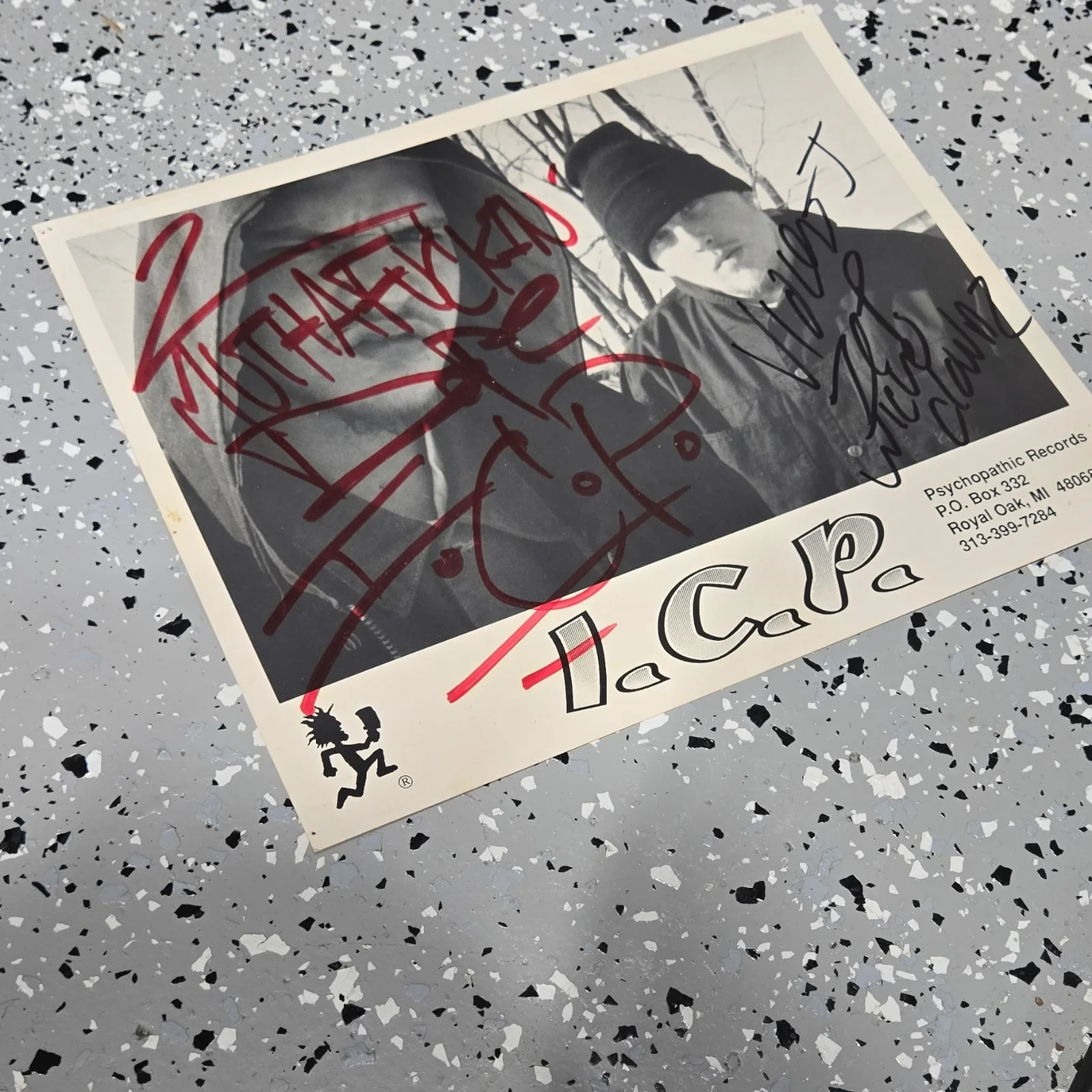 Insane Clown Posse Autographed Original Promotional Photo Psychopathic Records, изображение 4