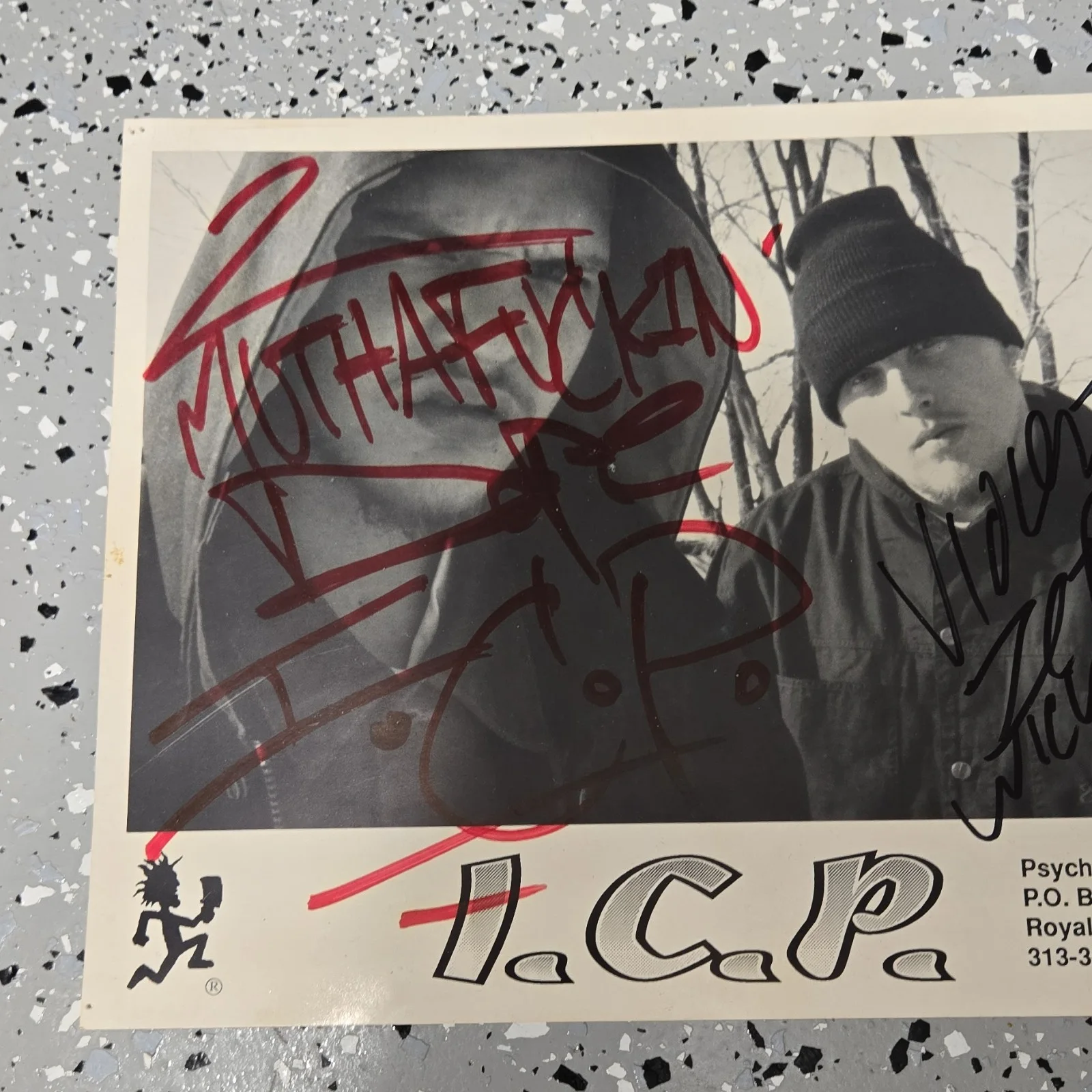 Insane Clown Posse Autographed Original Promotional Photo Psychopathic Records, изображение 5