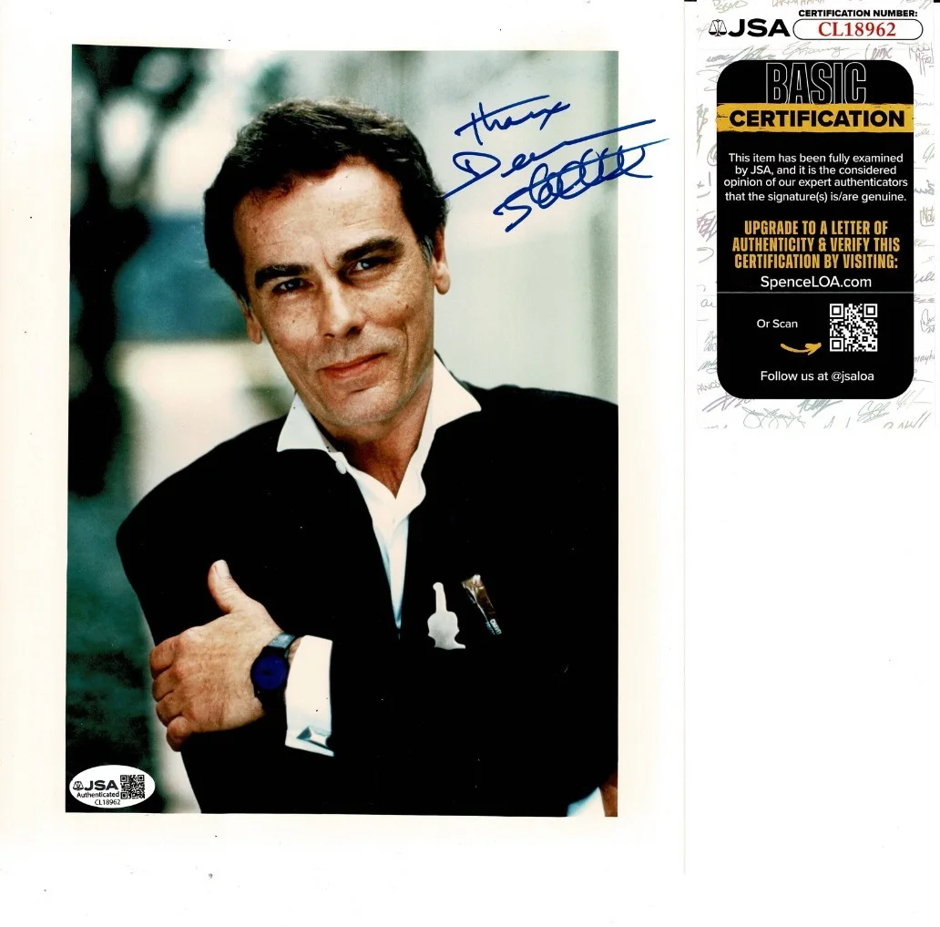 DEAN STOCKWELL — DEAN STOCKWELL as AL (1936-2021) SIGNED 8X10 PHOTO "QUANTUM LEAP, DUNE" JSA COA