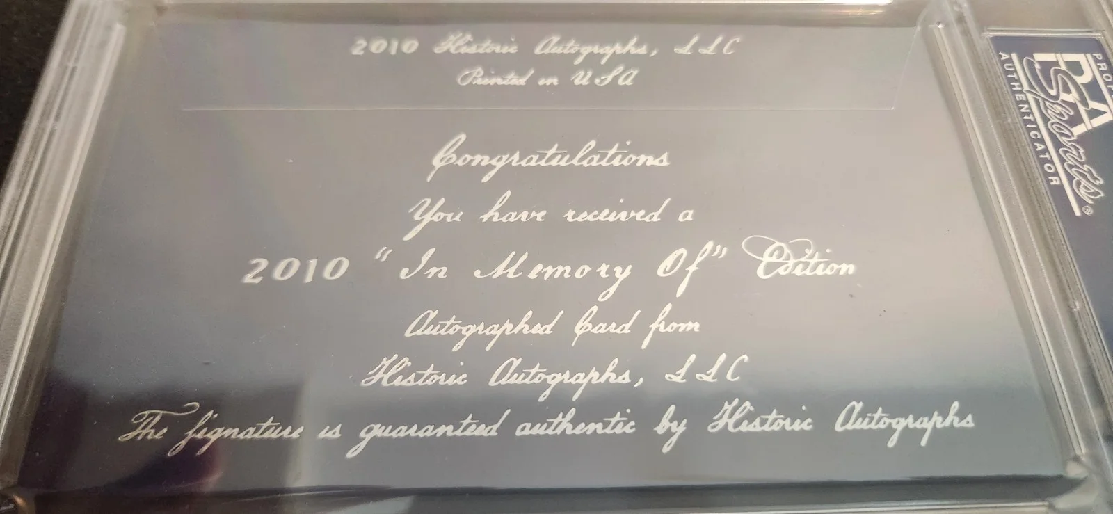 Satchel Paige 1/1 Psa/DNA Autographed Index Card, image 3