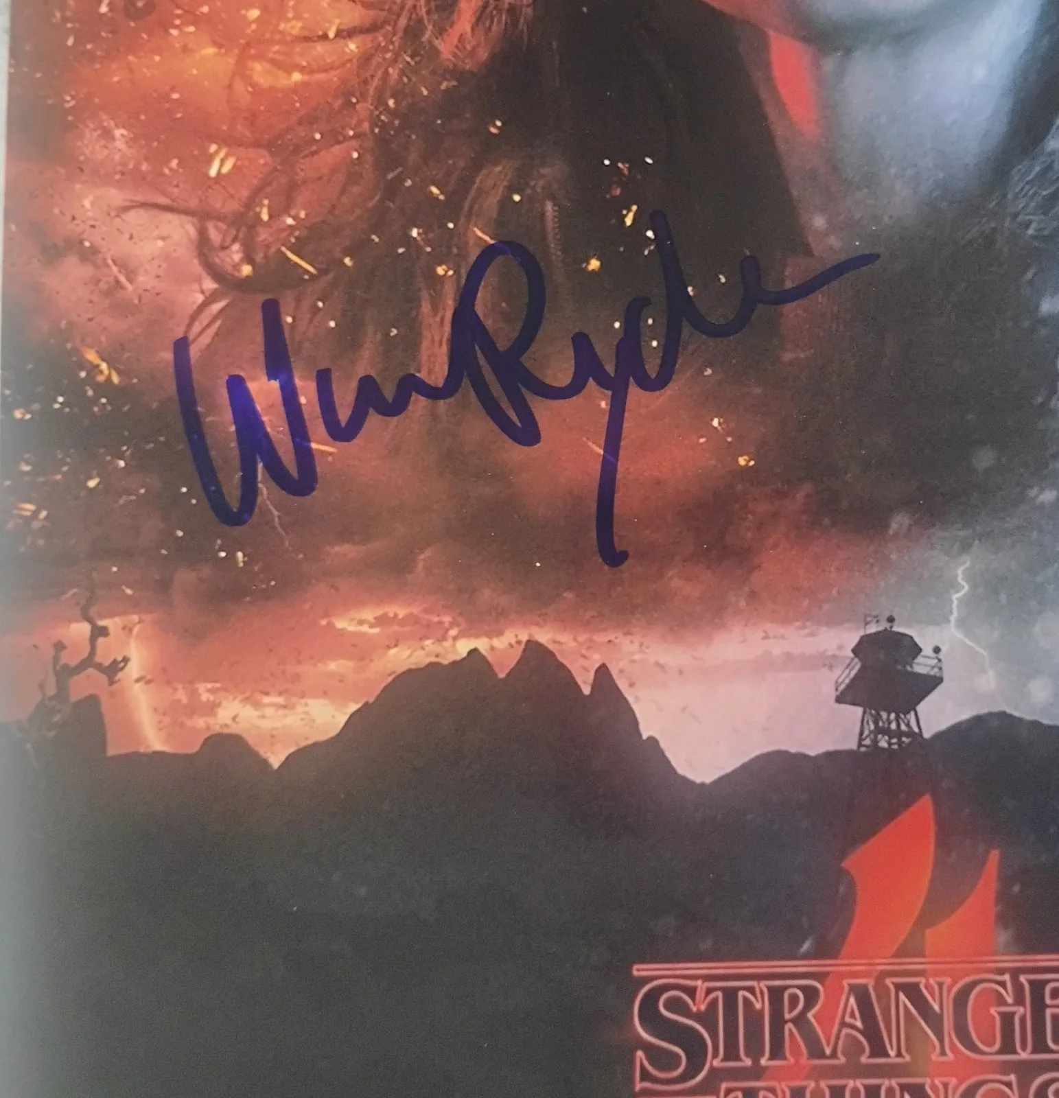 Winona Ryder Hand Signed 8x10 Photo COA Stranger Things NO US TARIFFS, image 3