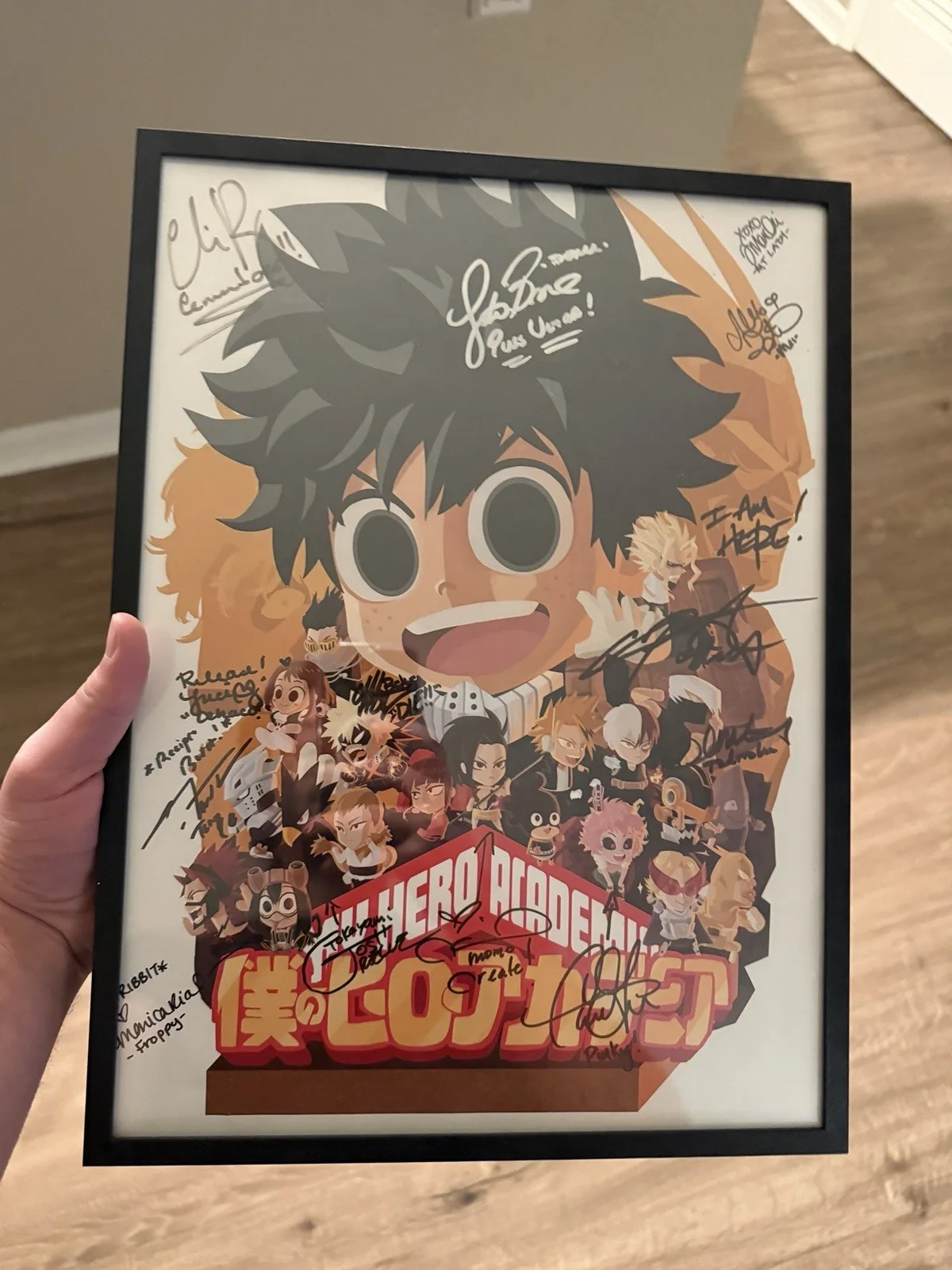 My Hero Academia Signed Poster By The Cast (Deku, All Might, & More) READ DESC., изображение 2