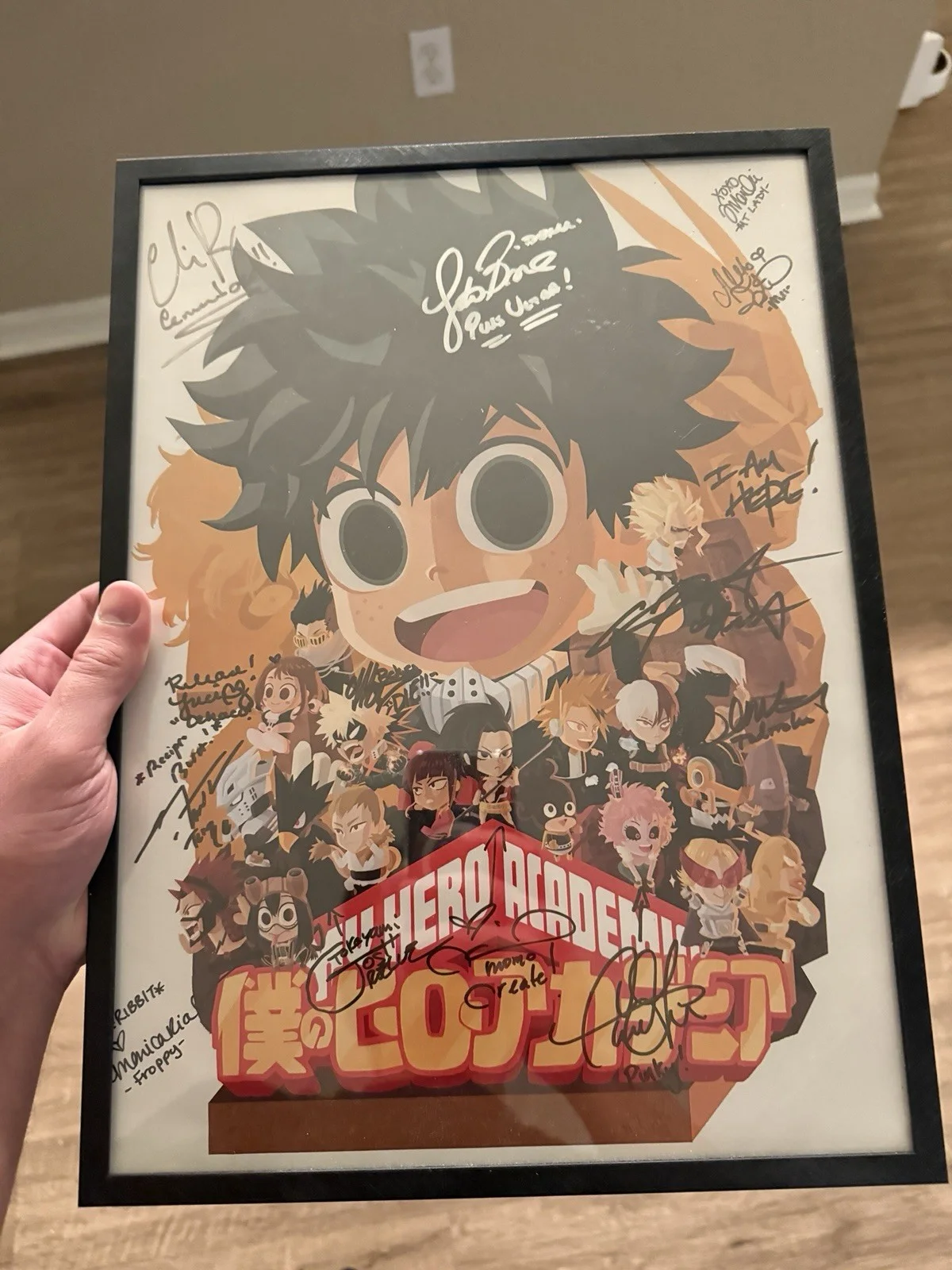 My Hero Academia Signed Poster By The Cast (Deku, All Might, & More) READ DESC., изображение 4