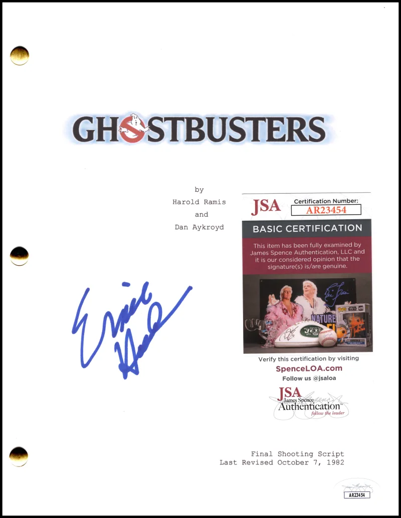Ernie Hudson — Ernie Hudson Signed Autograph Ghostbusters Full Movie Script Screenplay JSA COA, image 2