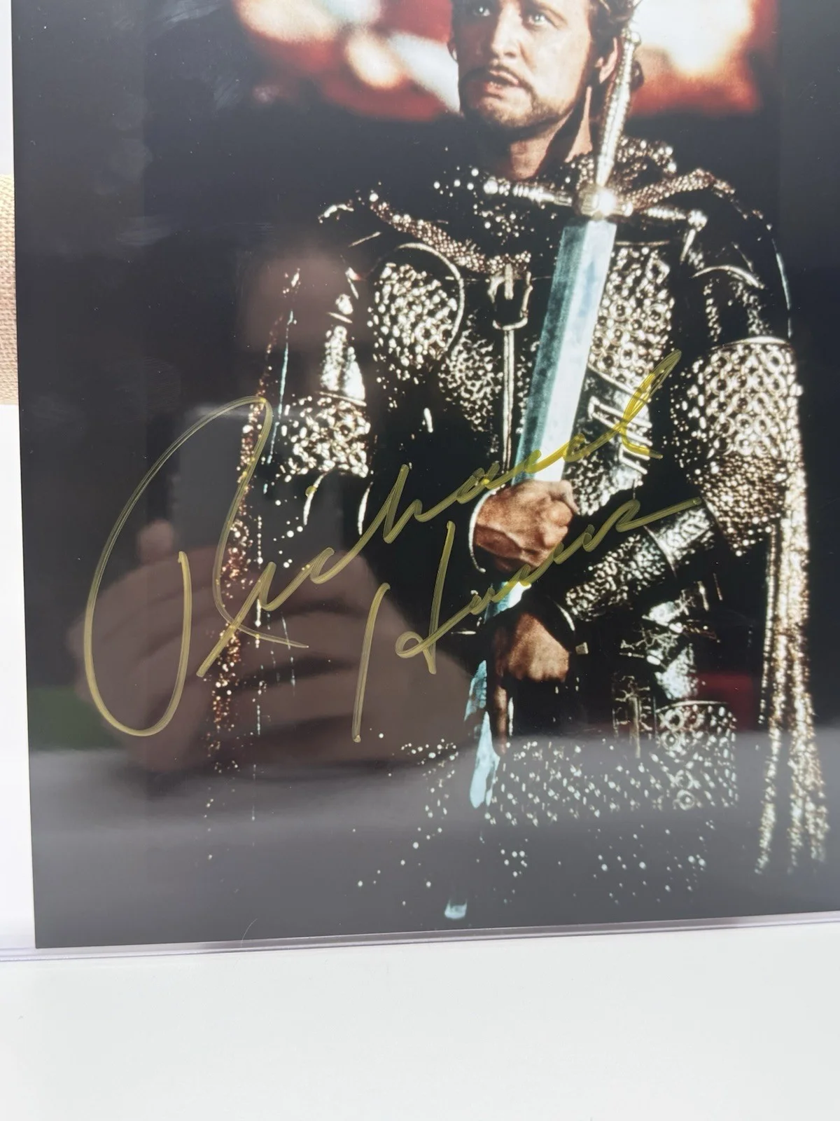 Richard Harris Signed 8x10 Photo Autograph King Arthur Camelot COA, изображение 2