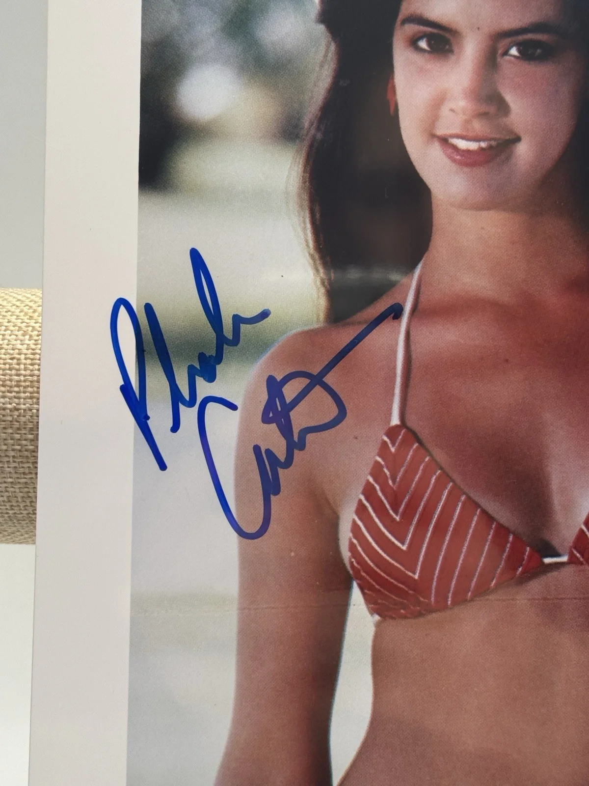 Phoebe Cates Signed 8x10 Photo Autograph Bikini COA Fast Times Ridgemont, image 2