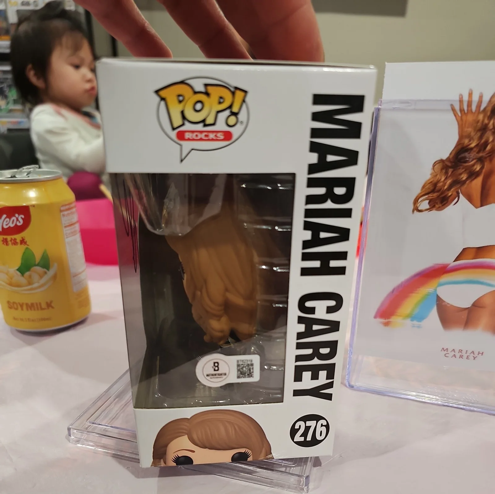 Funko Pop! Mariah Carey #276 Signed Autographed BECKETT INSERT & HARDSTACK, image 3