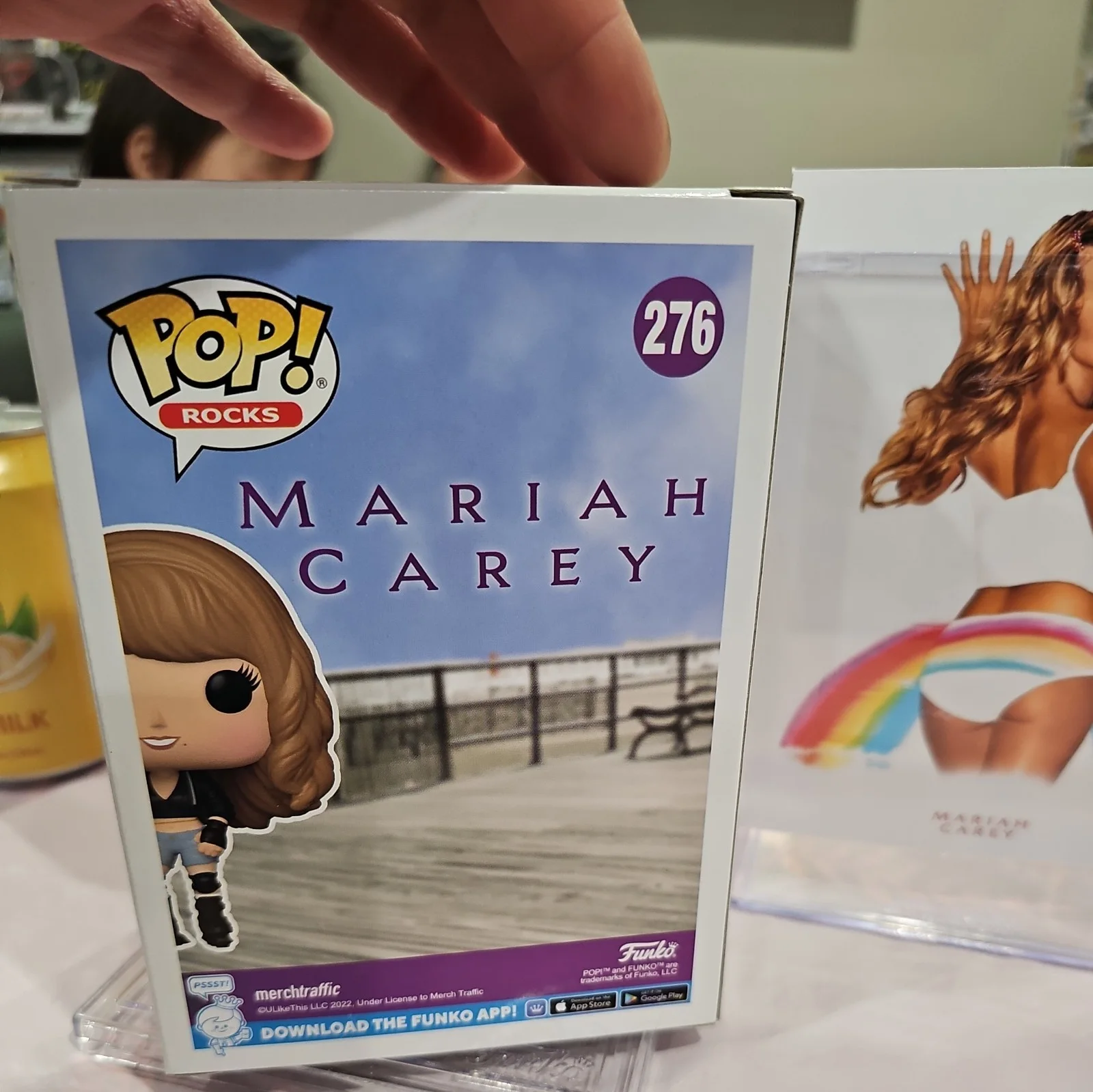 Funko Pop! Mariah Carey #276 Signed Autographed BECKETT INSERT & HARDSTACK, image 4
