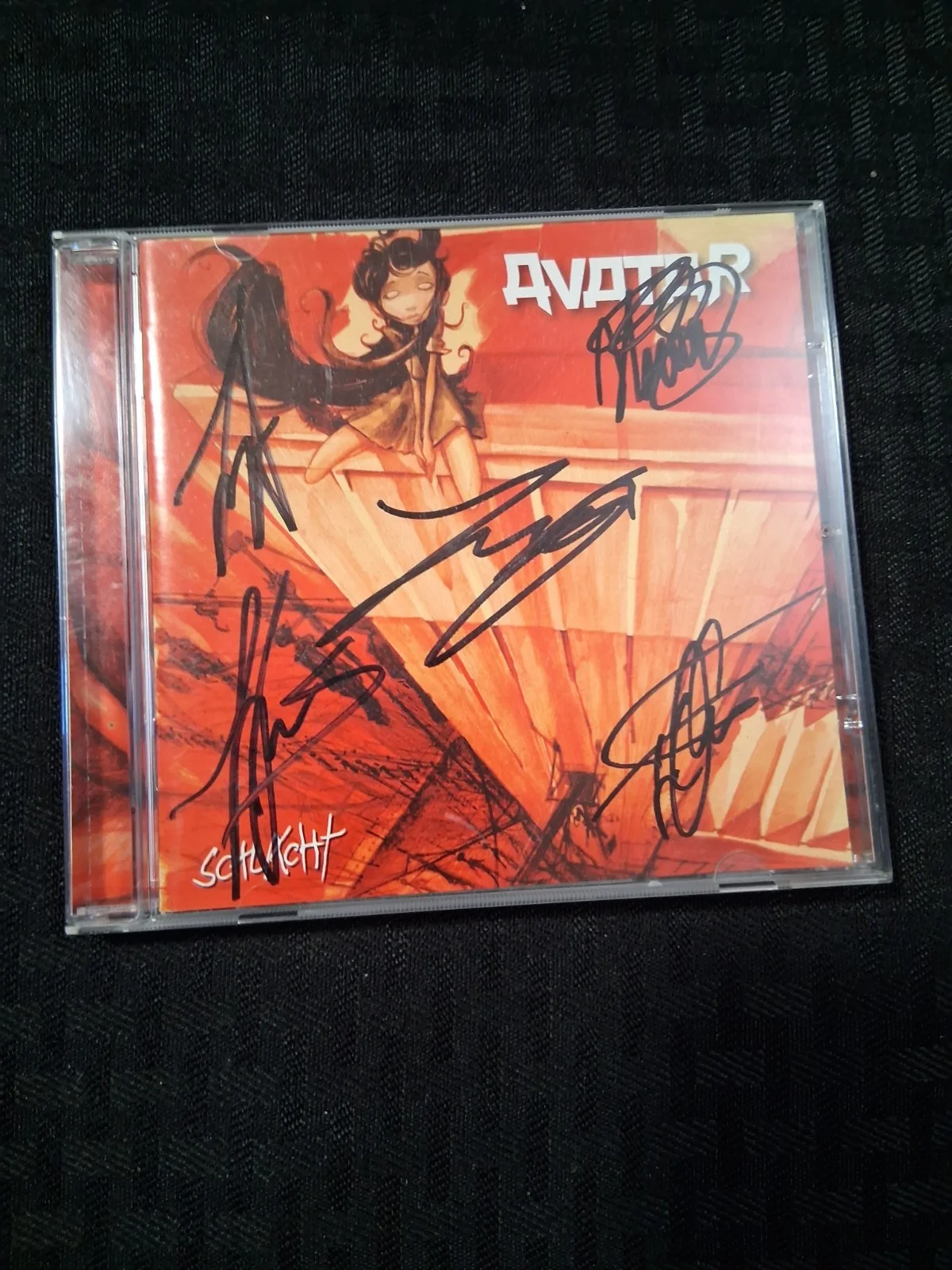 AVATAR SCLACHT 2007 SWEDISH RELEASE, SIGNED BY ENTIRE BAND. Very Rare., изображение 2