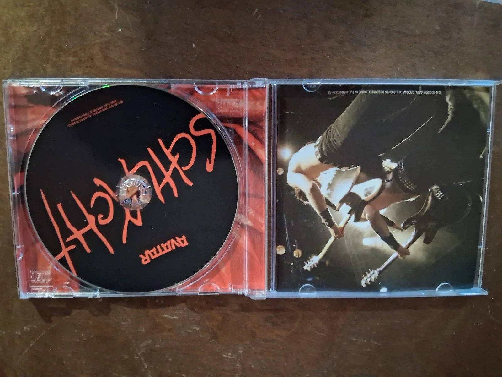AVATAR SCLACHT 2007 SWEDISH RELEASE, SIGNED BY ENTIRE BAND. Very Rare., изображение 3