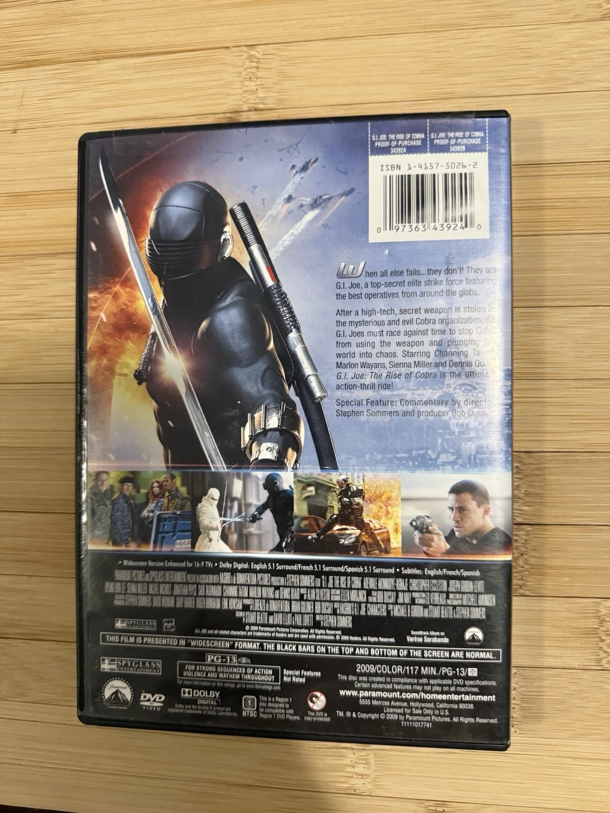 Adrienne — G.I. Joe: The Rise of Cobra Autographed DVD Cover Signed by Adrienne, image 3
