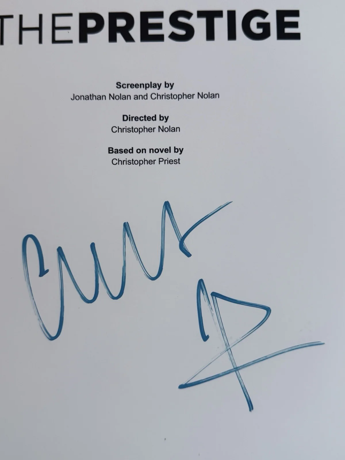 Christian Bale — CHRISTIAN BALE AUTOGRAPH SIGNED AMERICAN PSYCHO SCRIPT COVER BECKETT BN96788, image 2
