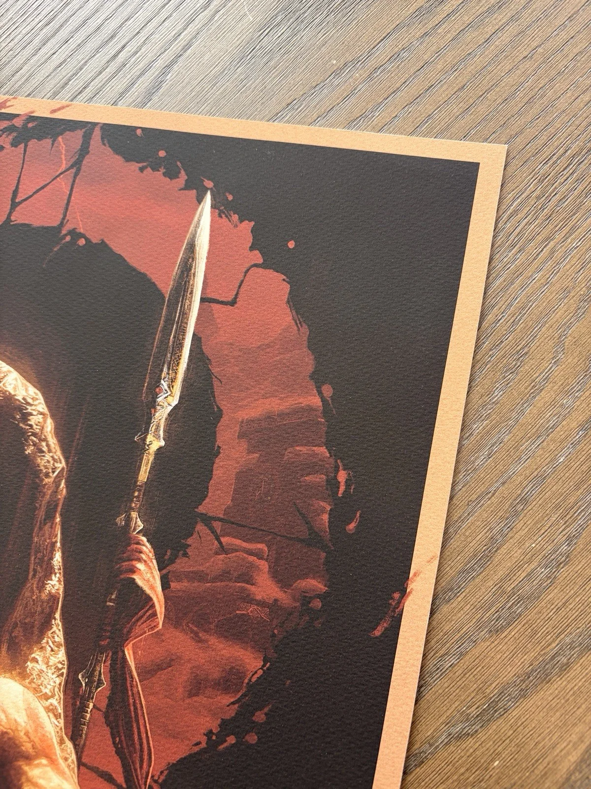 Christopher Judge — SIGNED God of War Print Christopher Judge "Death Can Have Me" JSA Jake Kontou, изображение 5