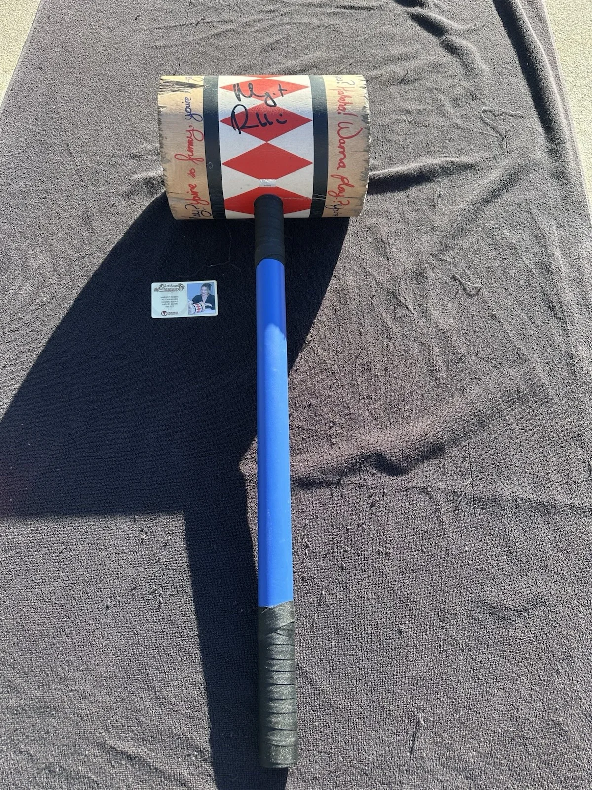 Margot Robbie — Margot Robbie Autographed Official Suicide Squad Harley Quinn 1:1 Scale Mallet