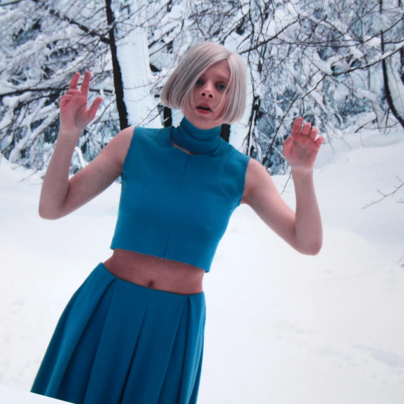 AURORA ORIGINAL SIGNED PHOTOGRAPH SWEDEN FILM STILL FROM RUNAWAY VINYL LP VIDEO, изображение 3