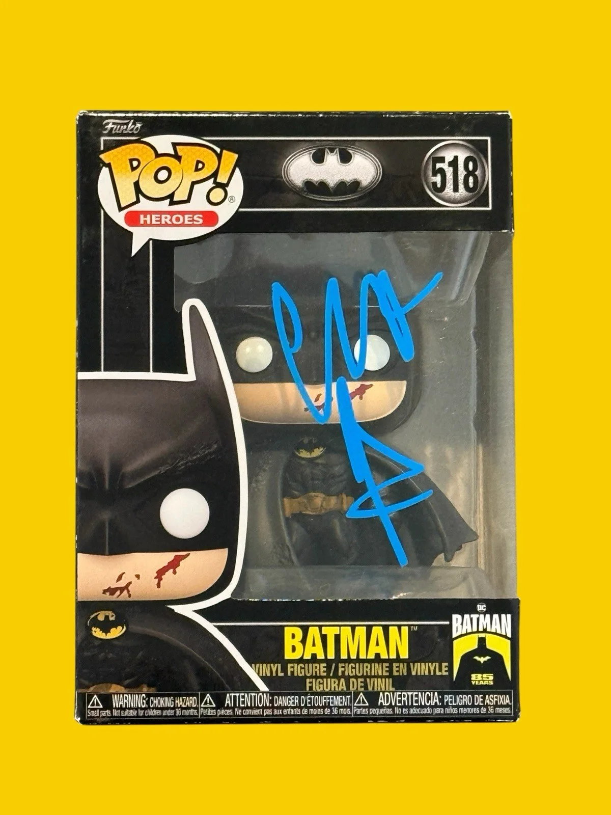 Christian Bale — CHRISTIAN BALE SIGNED BATMAN FUNKO POP AUTOGRAPH BECKETT BQ95576, изображение 2