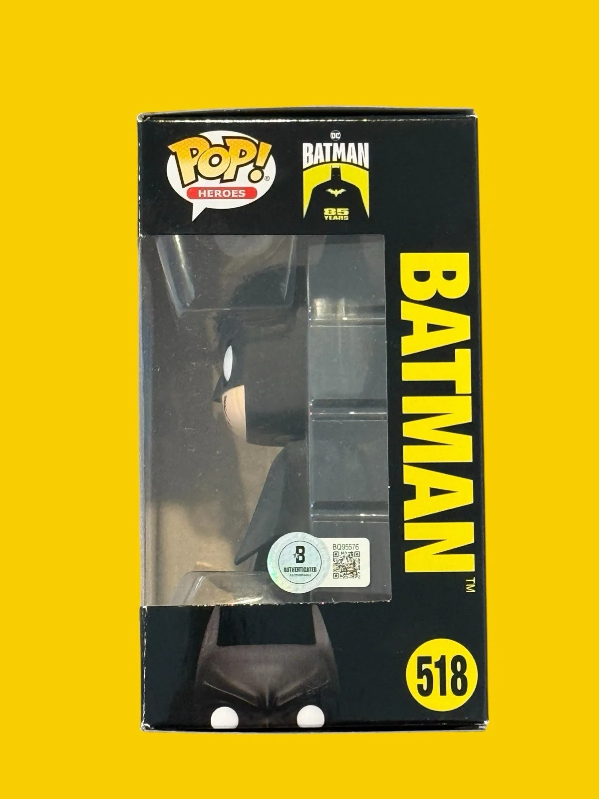 Christian Bale — CHRISTIAN BALE SIGNED BATMAN FUNKO POP AUTOGRAPH BECKETT BQ95576, изображение 3