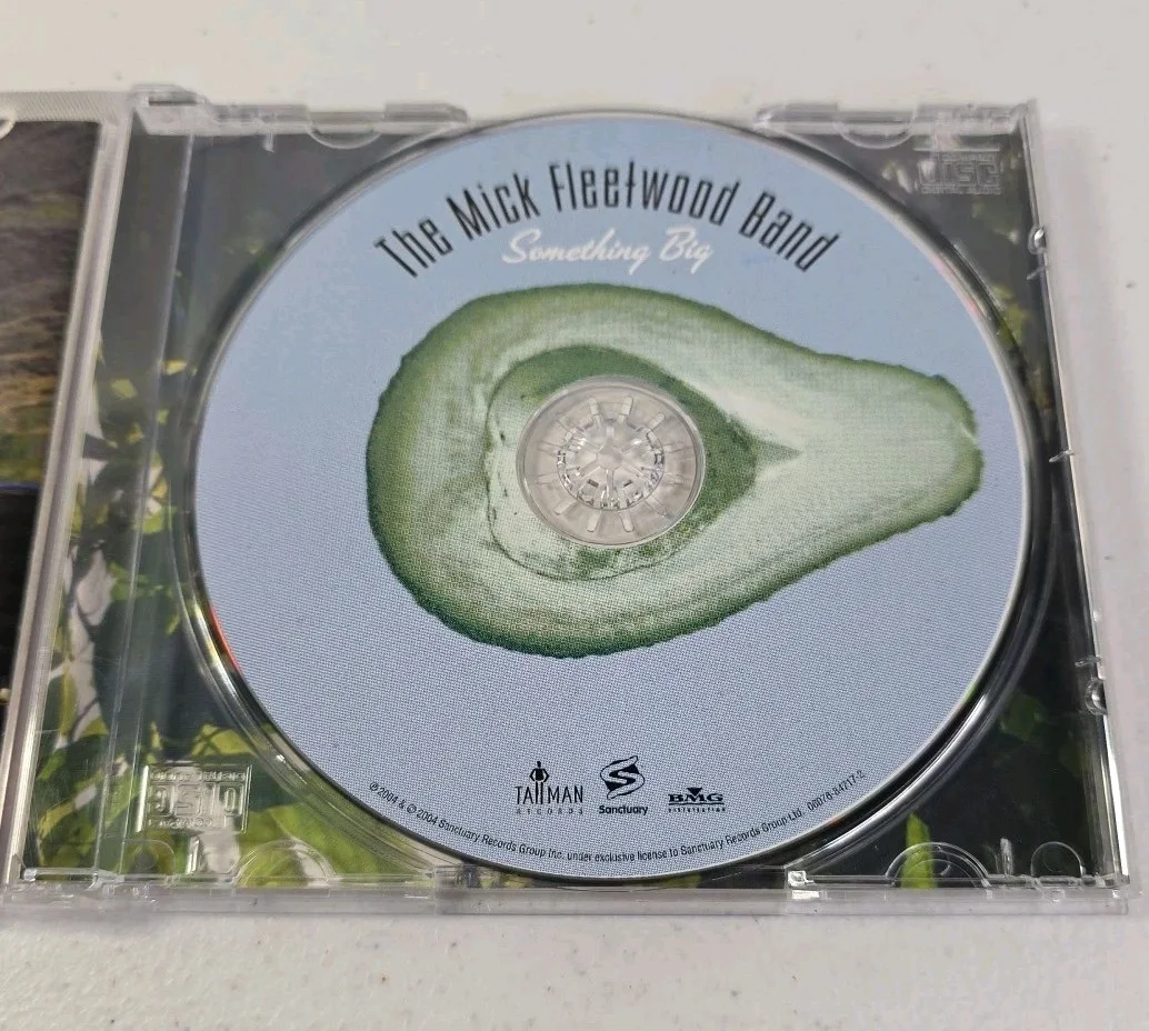 Mick Fleetwood Autographed CD Something Big (No COA) Signed Inlay, image 4