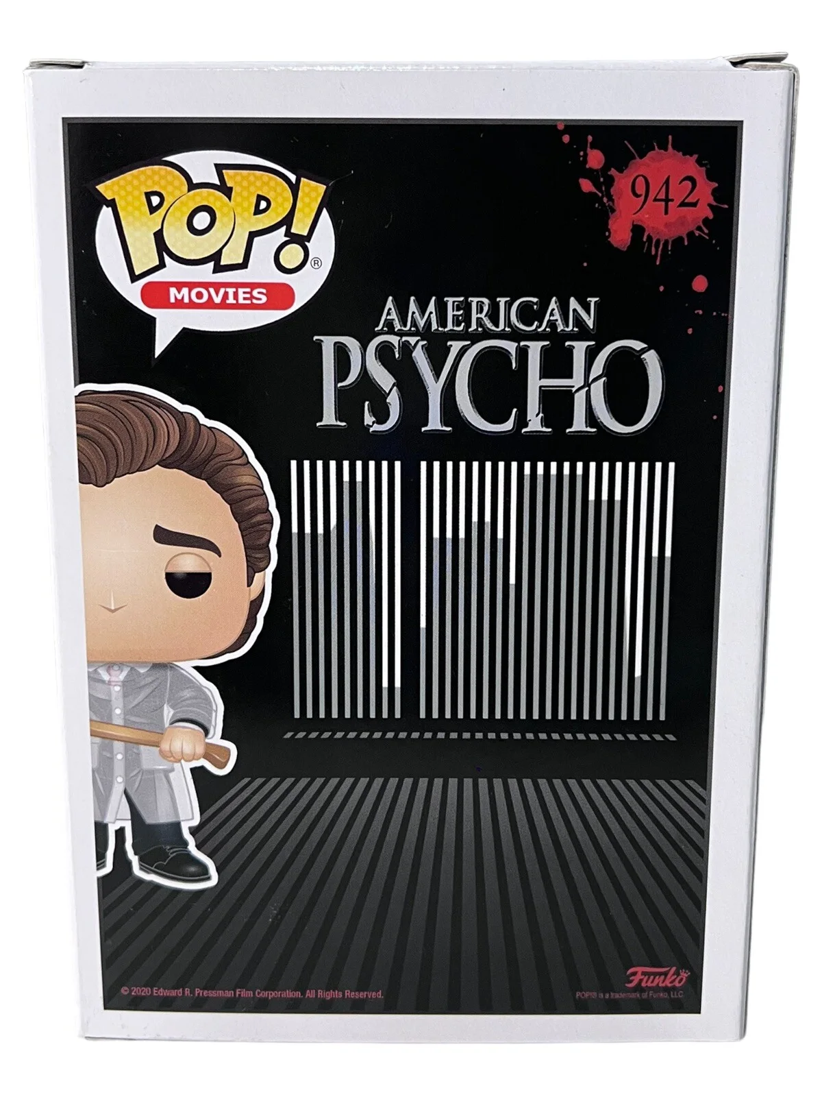Christian Bale — CHRISTIAN BALE SIGNED AMERICAN PSYCHO FUNKO AUTOGRAPH PATRICK BATEMAN BECKETT-A, изображение 3