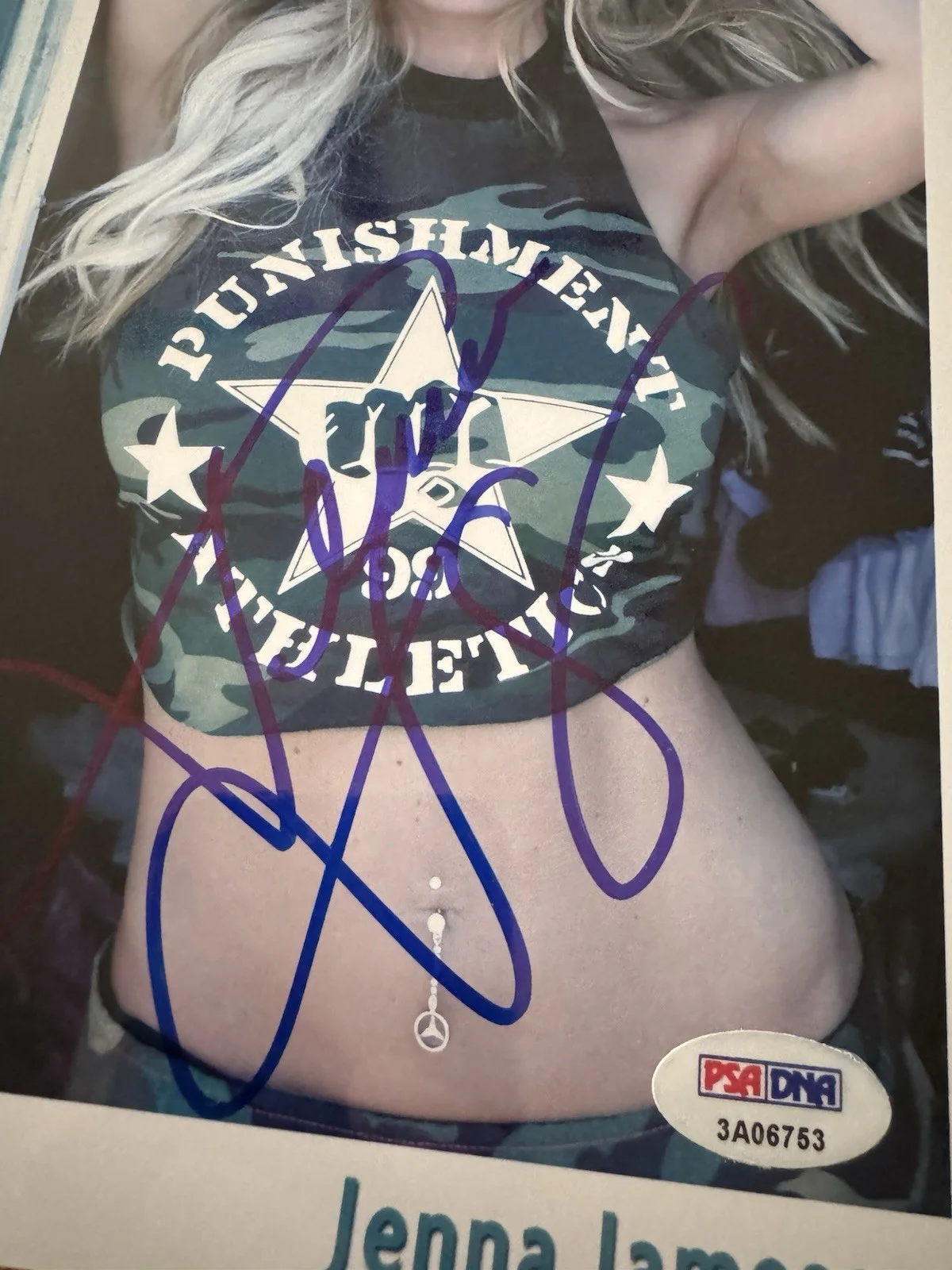 Jenna Jameson — Jenna Jameson signed 8x10 photo Beautiful Sexy Adult Film Star And Model PSA COA, изображение 2