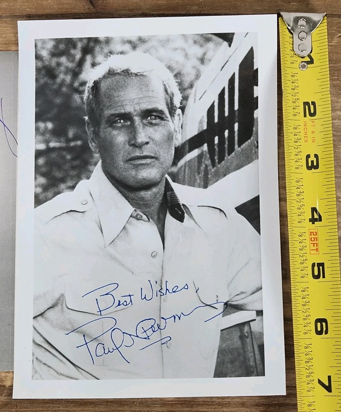 Paul Newman — SIGNED Paul Newman Autographed Black & White 5 X 7 Photo, изображение 4